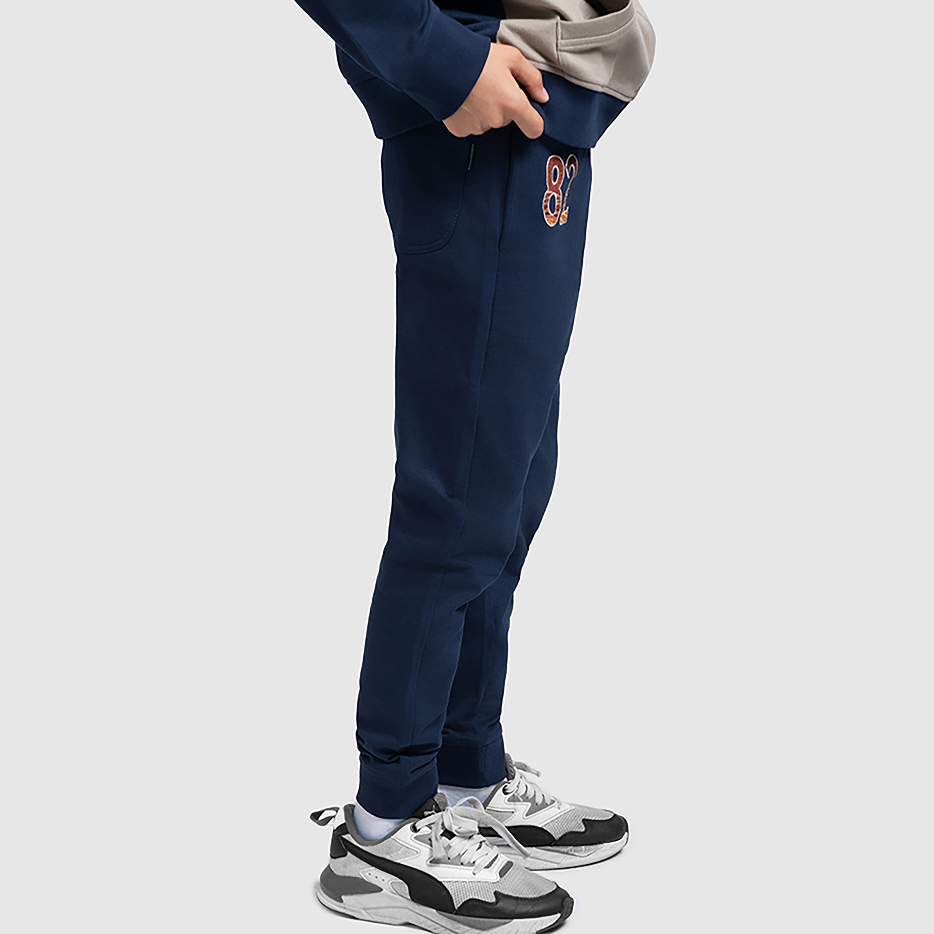 Beverly Hills Polo Club Embroidered Elasticated Joggers-boys-clothing-bottoms-joggersandtrackpants-image-2