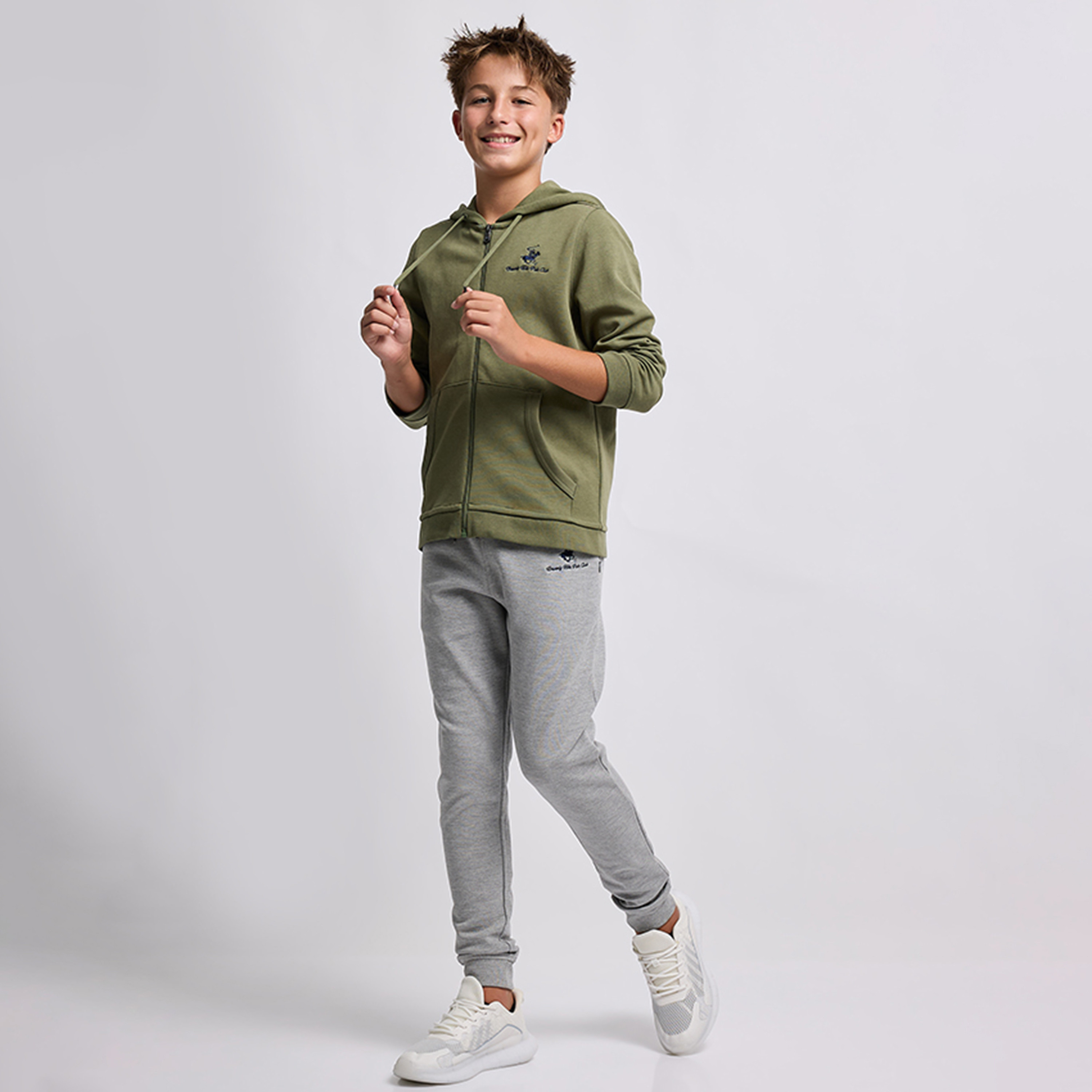 هودي رجالي بسحّاب سادة من القطن من بيفرلي هيلز بولو كلوب-boys-clothing-winterwear-sweatshirts-image-2