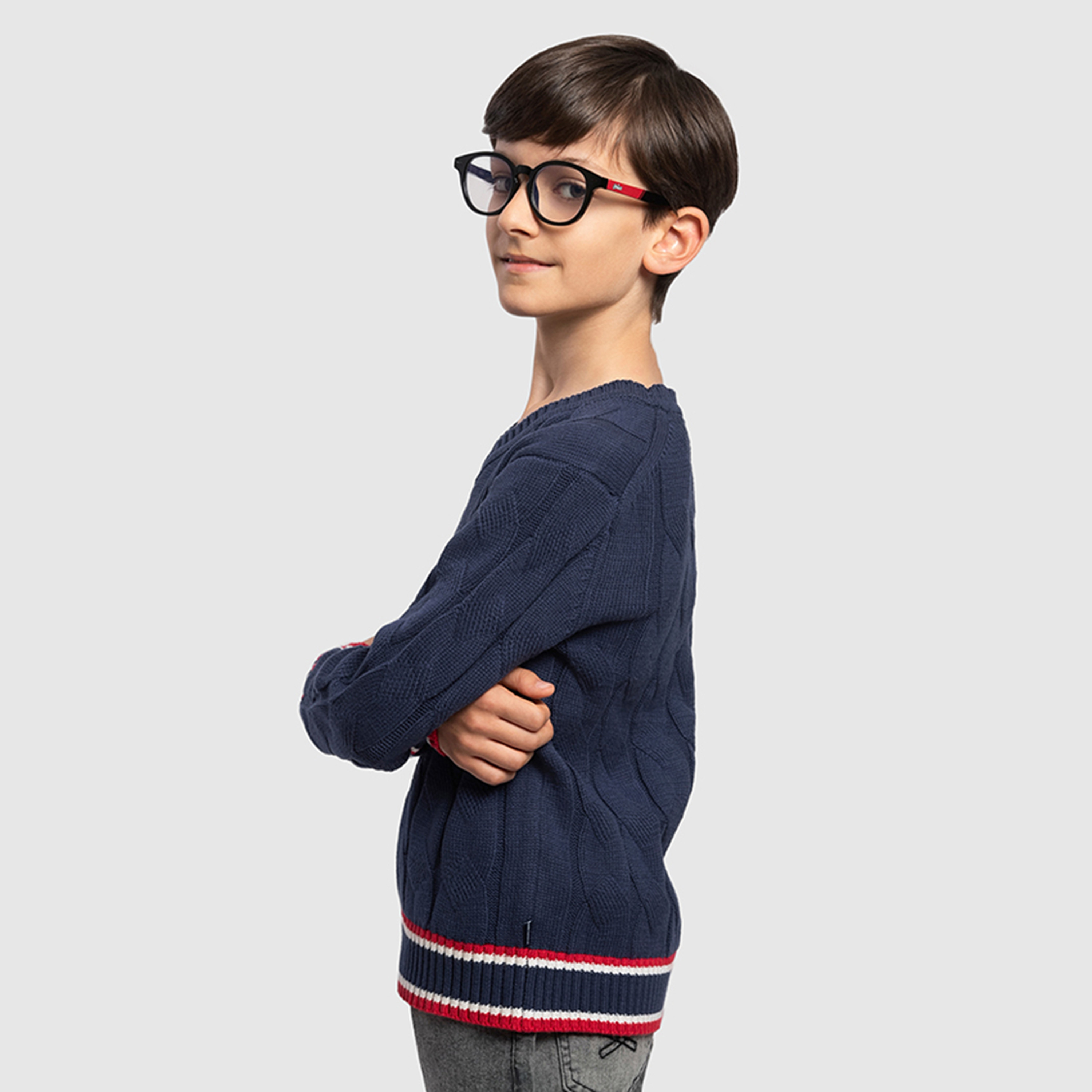 Beverly Hills Polo Club Cotton Textured Pullover-boys-clothing-winterwear-jumpersandcardigans-image-4