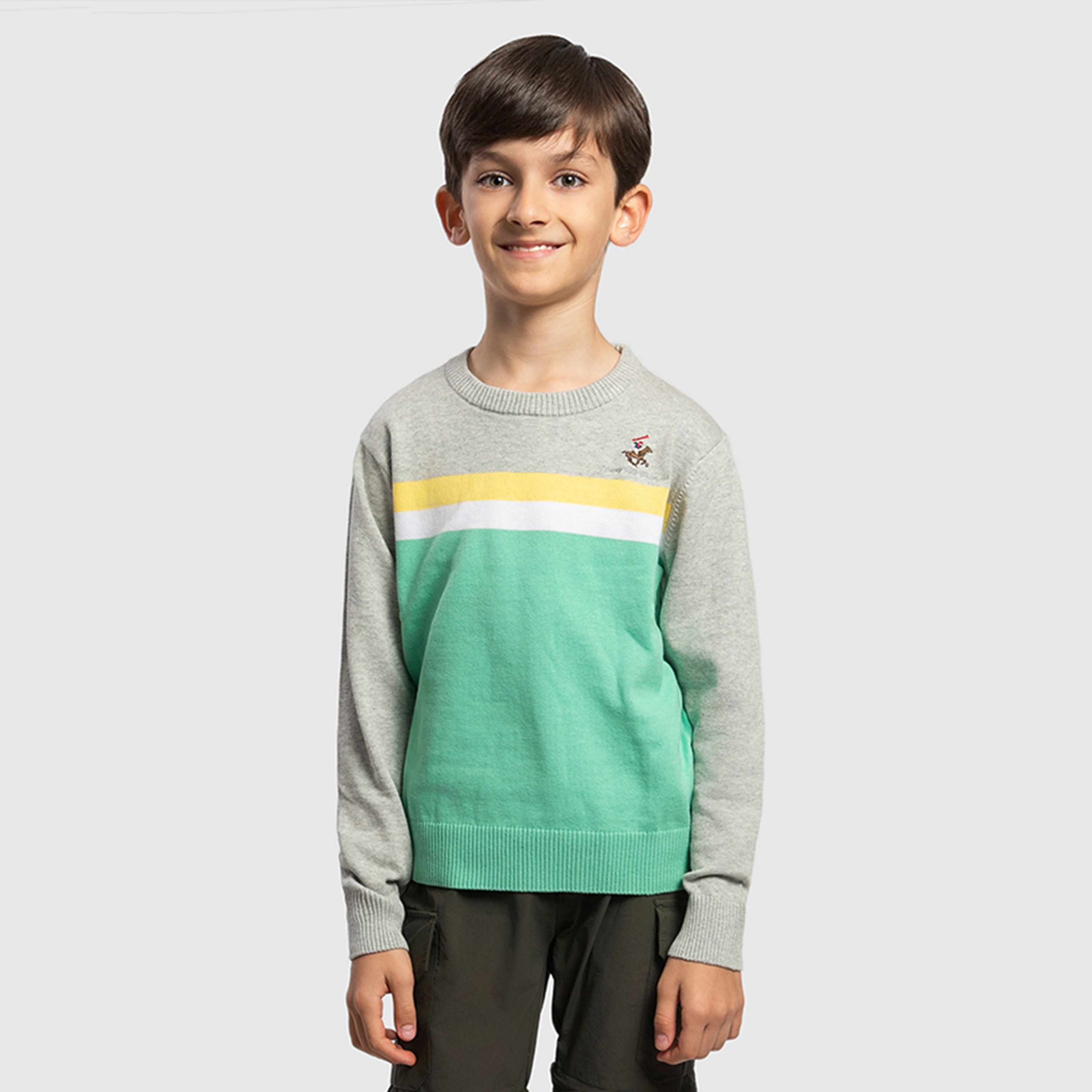 Beverly Hills Polo Club Cotton Colour Block Pullover-boys-clothing-winterwear-jumpersandcardigans-image-1