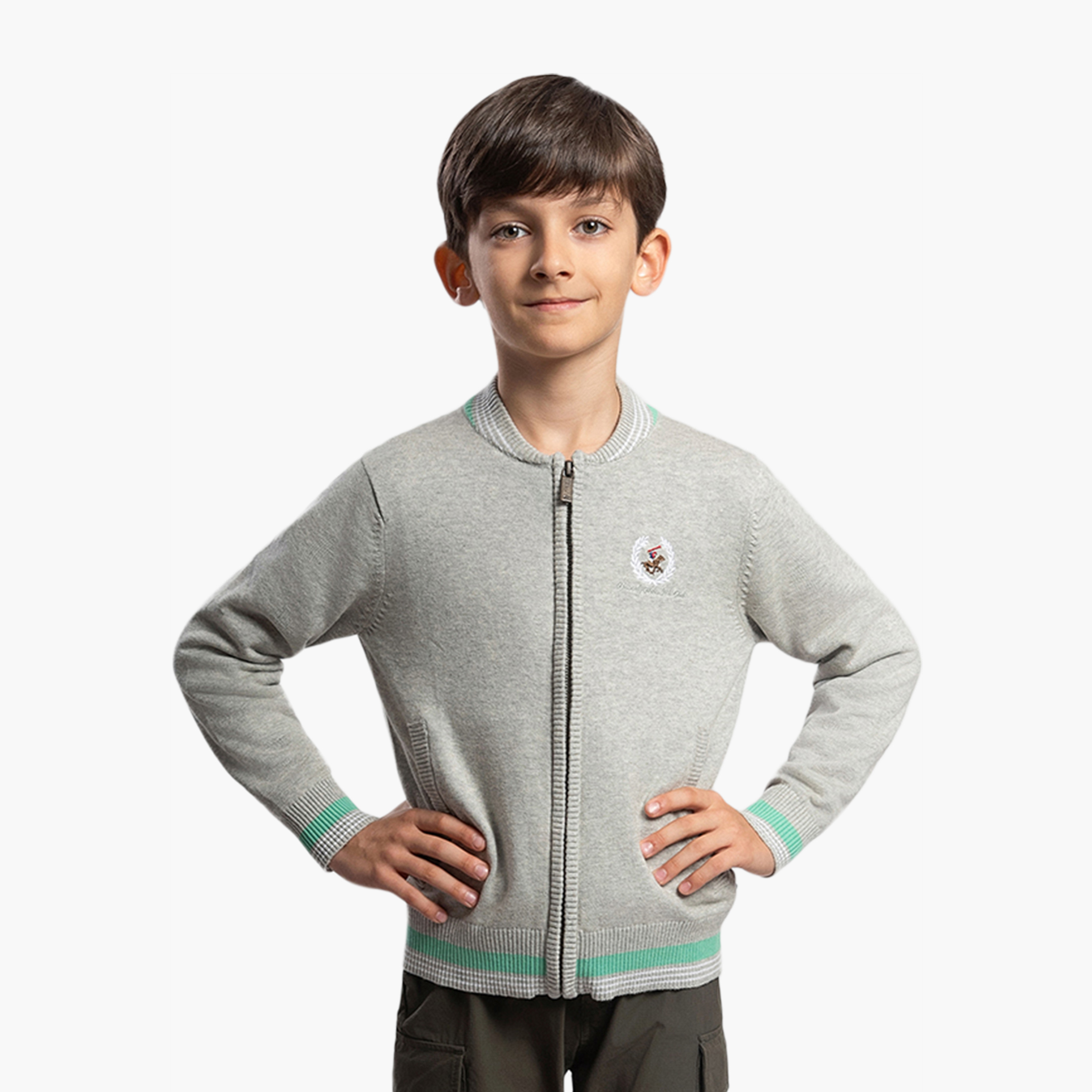 جاكيت بسحاب مطرز بشعار من بيفرلي هيلز بولو كلوب-boys-clothing-jacketsandcoats-image-3