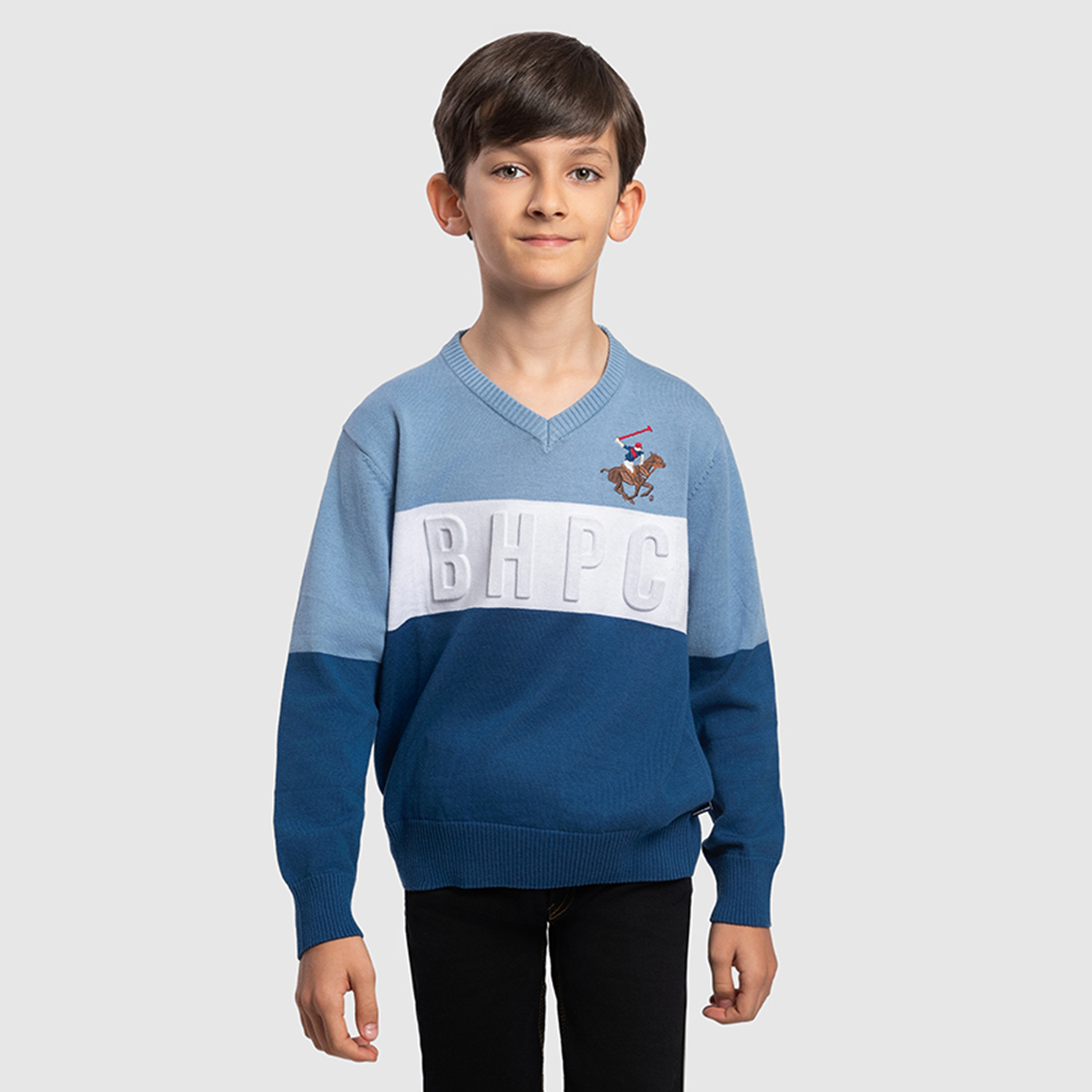 كنزة رجالية بنمط ملون من القطن من بيفرلي هيلز بولو كلوب-boys-clothing-winterwear-jumpersandcardigans-image-1