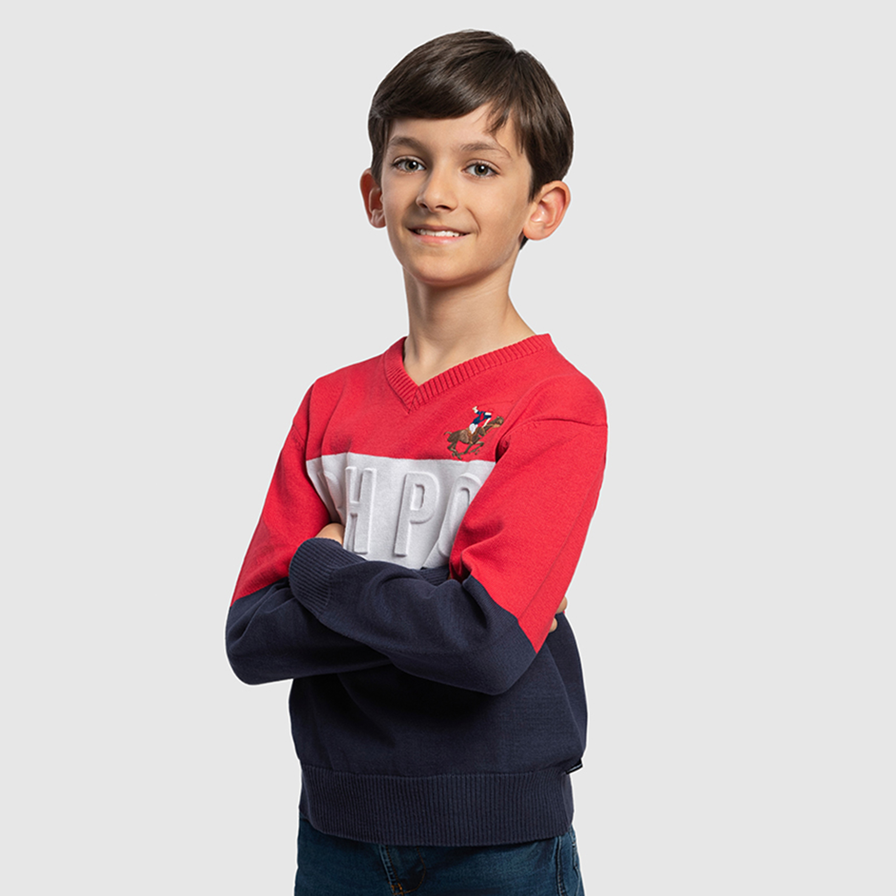 كنزة رجالية بنمط ملون من القطن من بيفرلي هيلز بولو كلوب-boys-clothing-winterwear-jumpersandcardigans-image-3