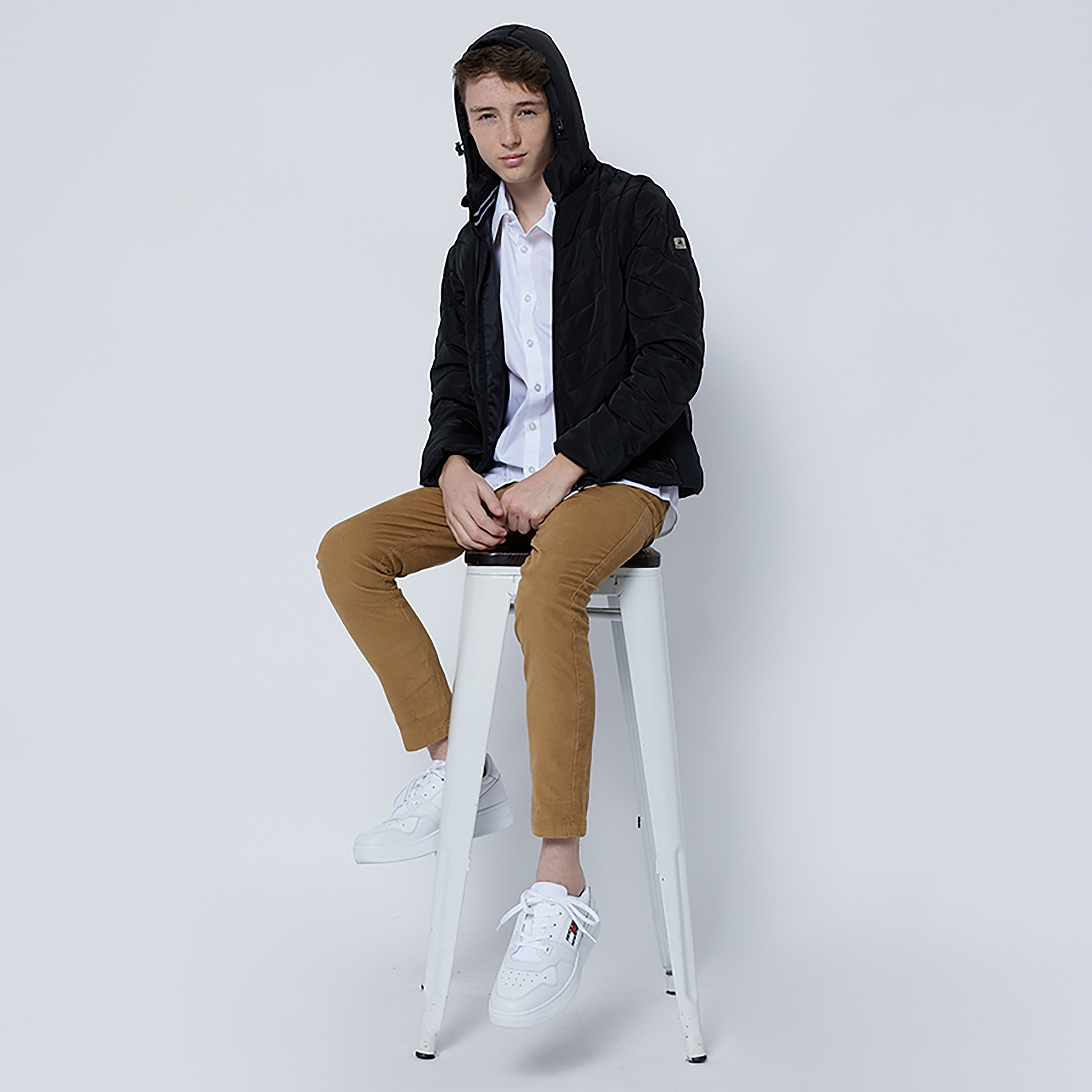 Beverly Hills Polo Club Logo Embroidered Bomber Jacket With Fur Hoodie-boys-clothing-jacketsandcoats-image-4