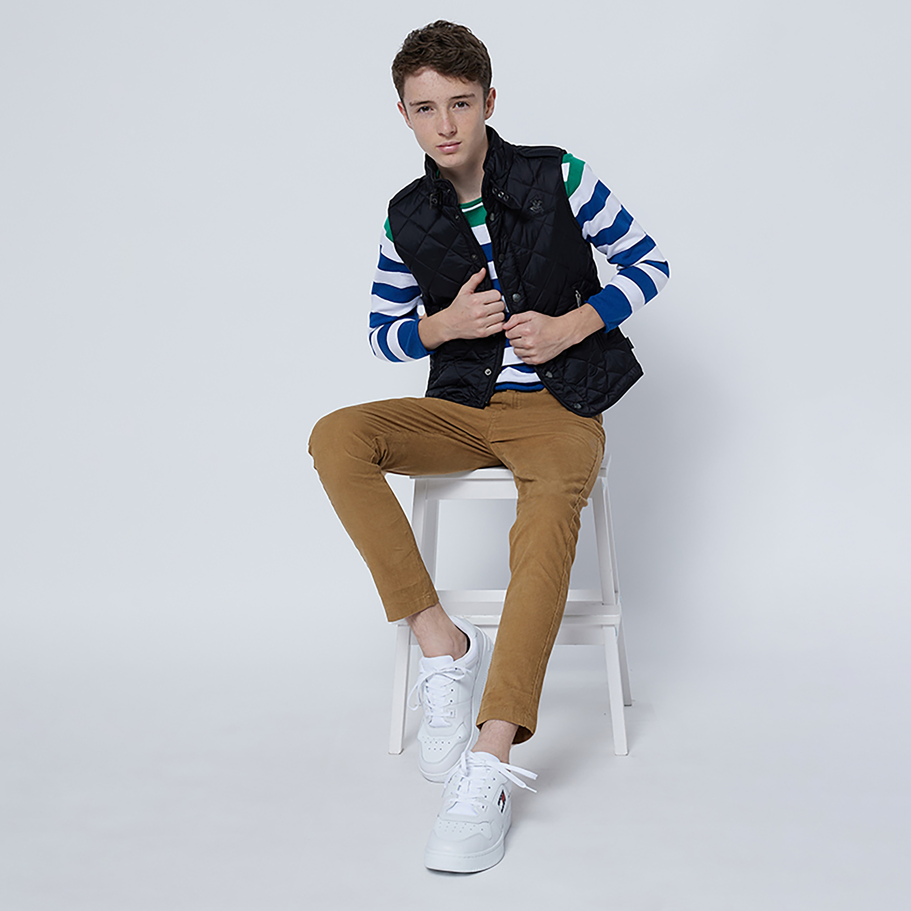 Beverly Hills Polo Club Solid Sleeveless Jacket-boys-clothing-jacketsandcoats-image-4