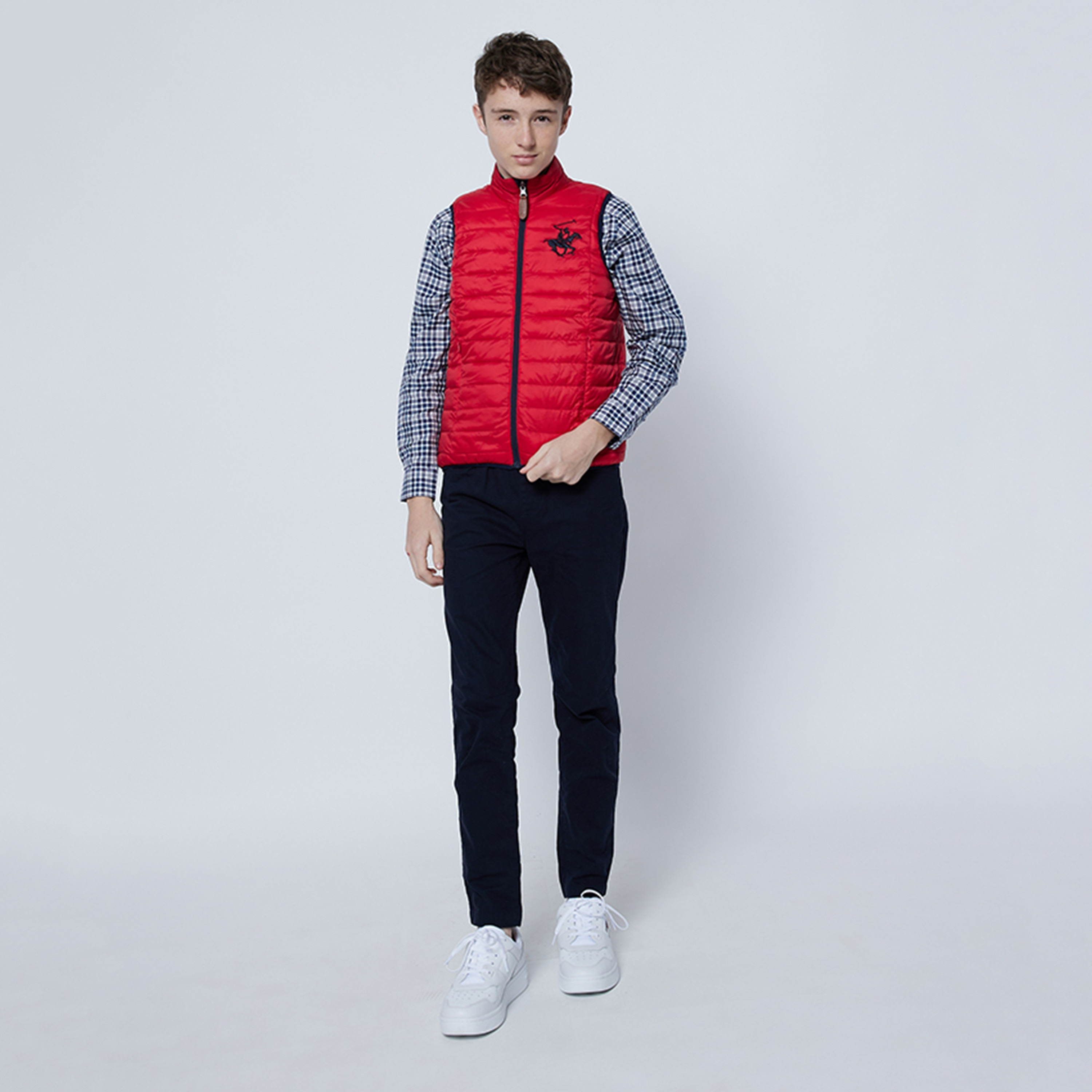 Beverly Hills Polo Club Quilted Logo Embroidered Reversible Vest-boys-clothing-jacketsandcoats-image-4
