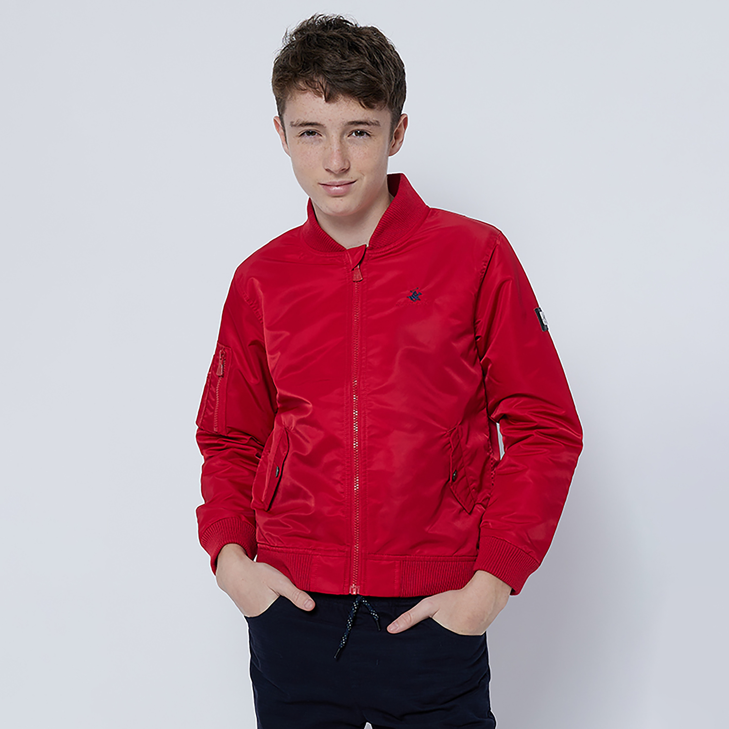 جاكيت سادة بأكمام طويلة من بيفرلي هيلز بولو كلوب-boys-clothing-jacketsandcoats-image-1