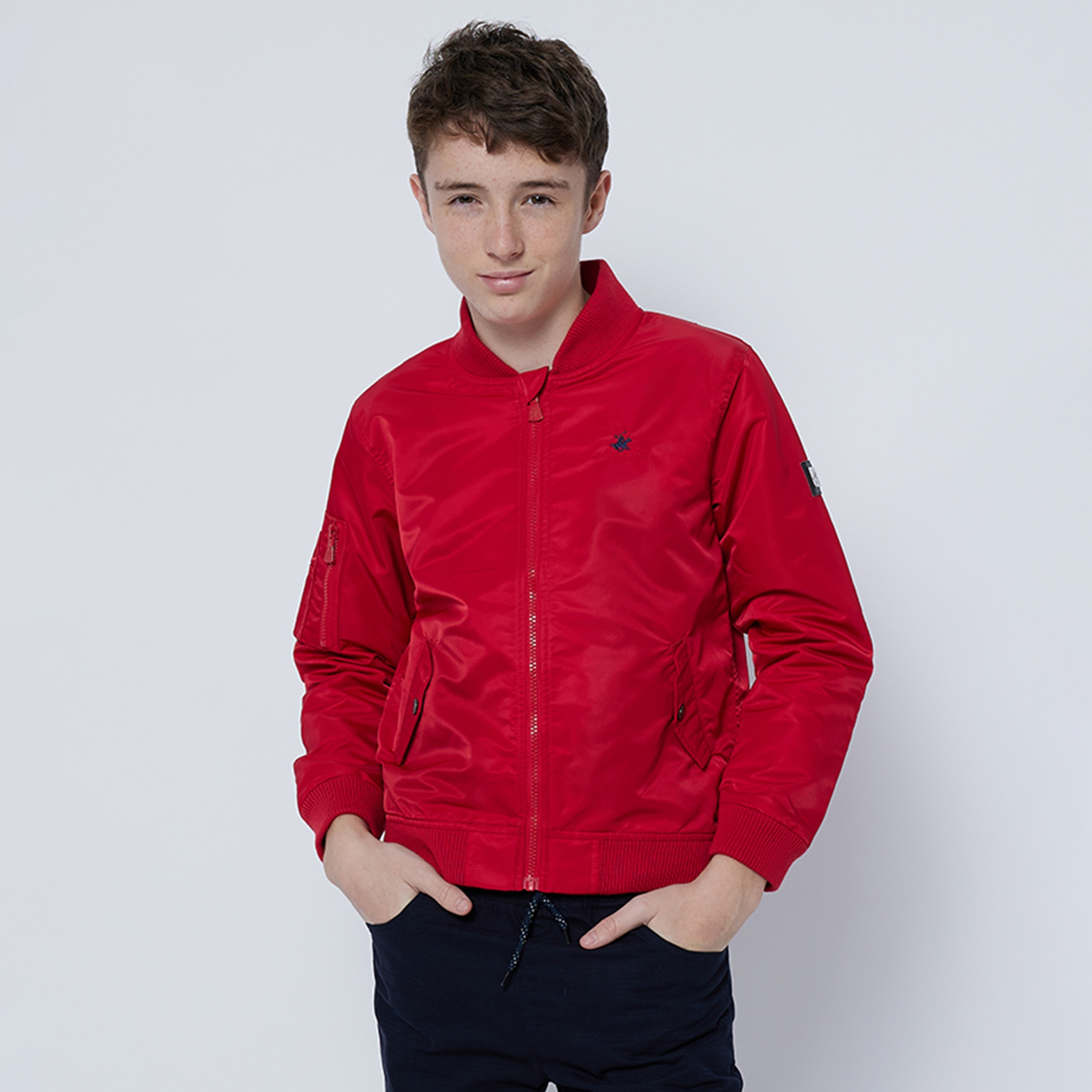 Beverly Hills Polo Club Logo Embroidered Casual Jacket-boys-clothing-jacketsandcoats-image-1