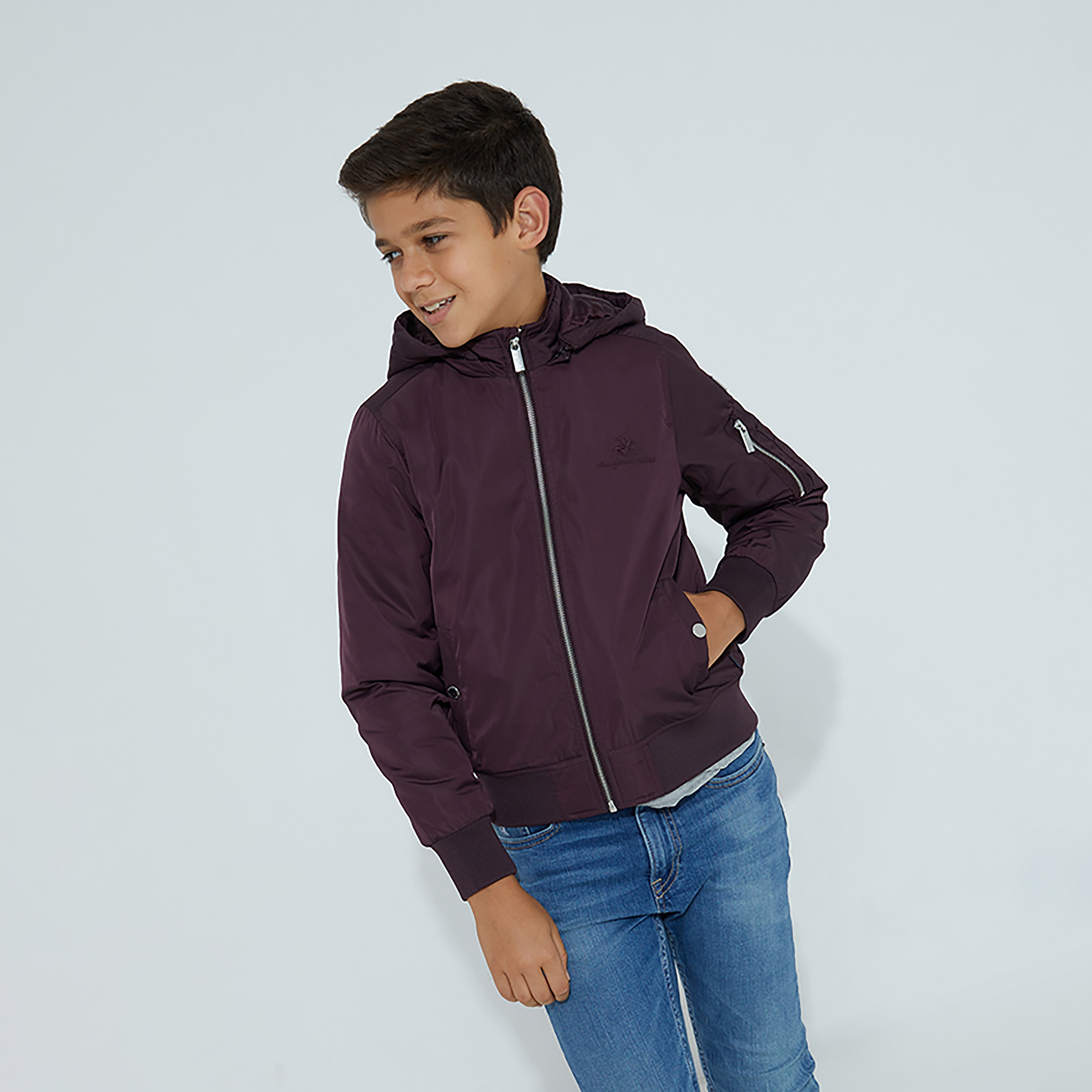 Beverly Hills Polo Club Zippered Hooded Parka Jacket-boys-clothing-jacketsandcoats-image-4