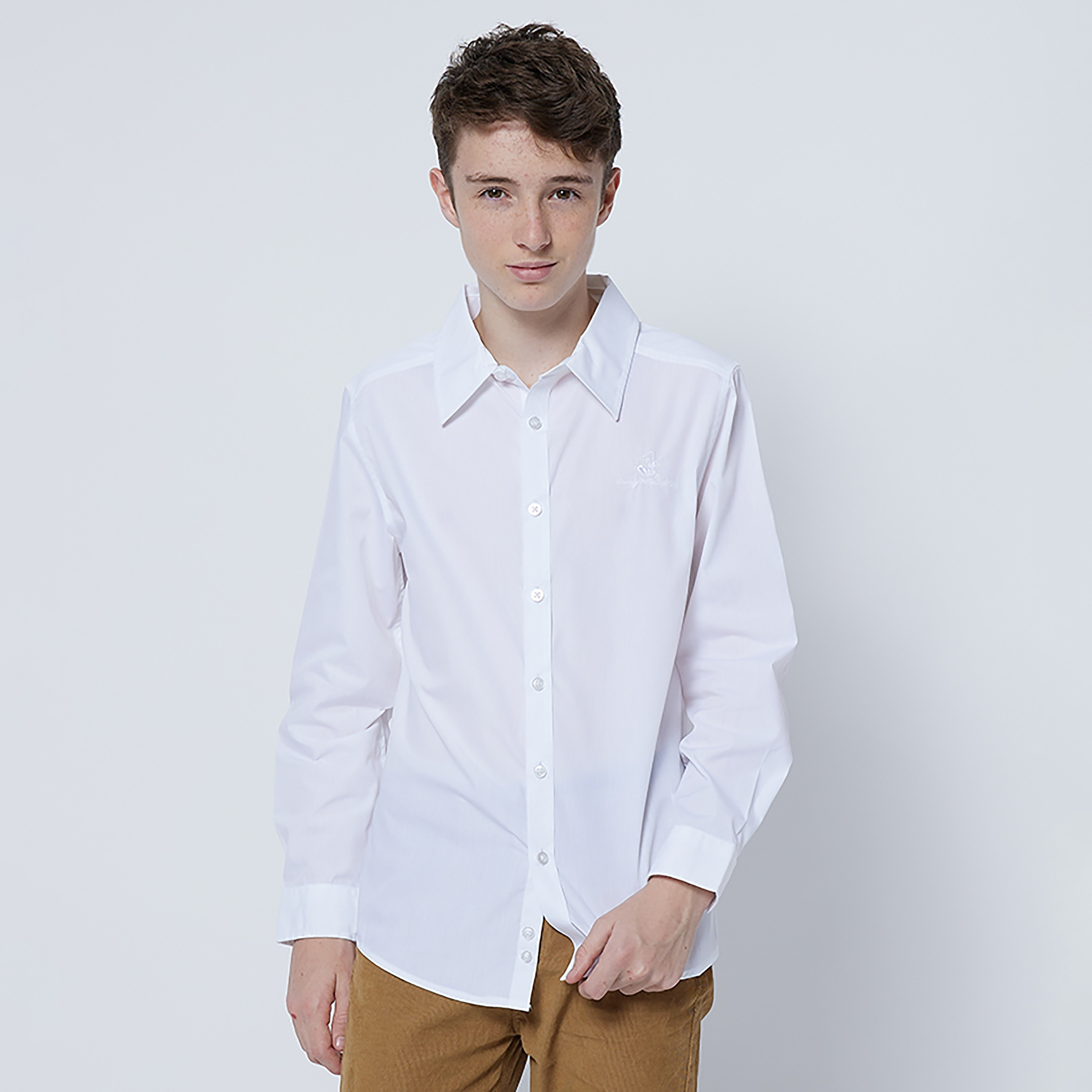 Beverly Hills Polo Club Logo Embroidered Regular Fit Shirt-boys-clothing-schoolwear-shirts-image-5