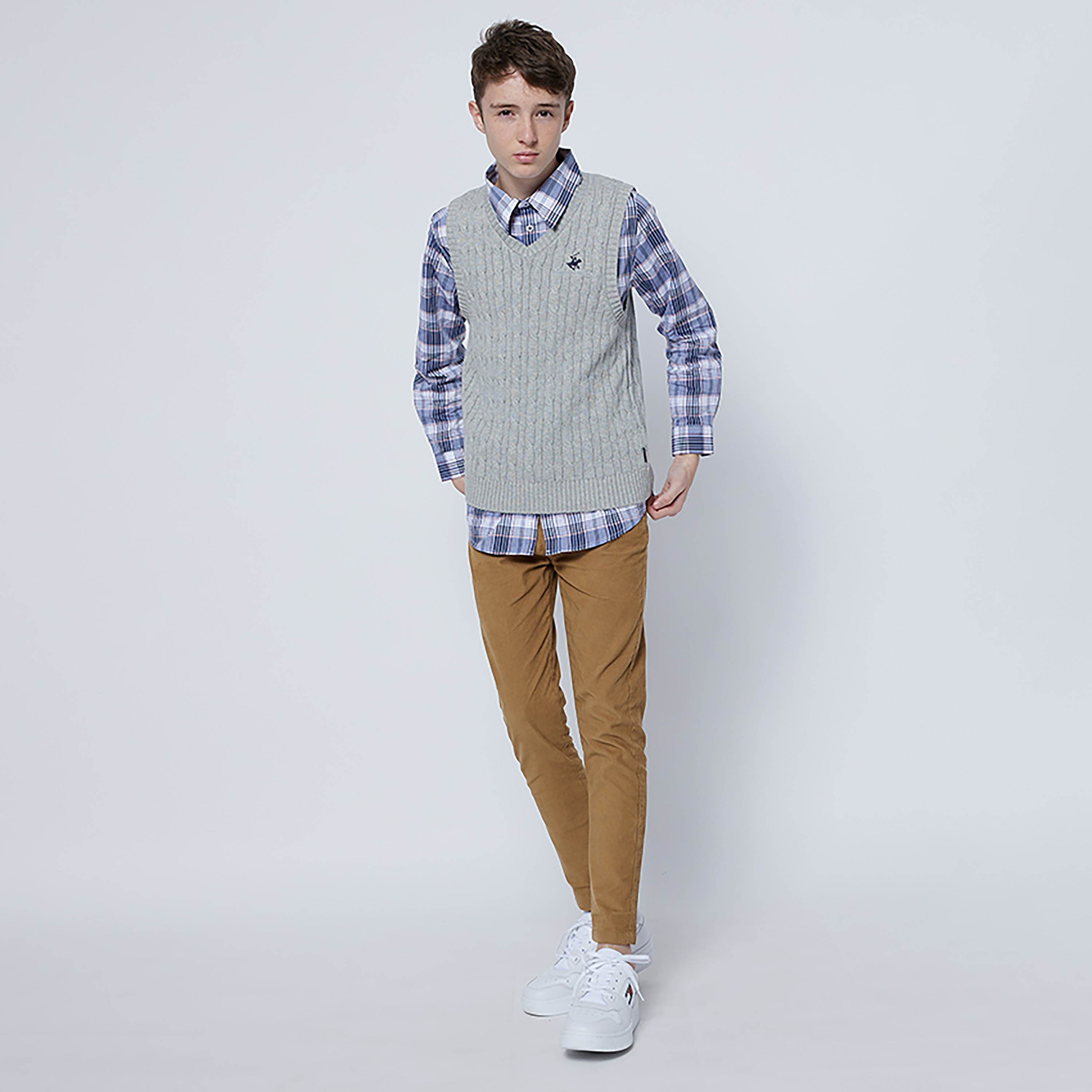 Beverly Hills Polo Club Solid Sleeveless Sweater-boys-clothing-jumpersandcardigans-image-4