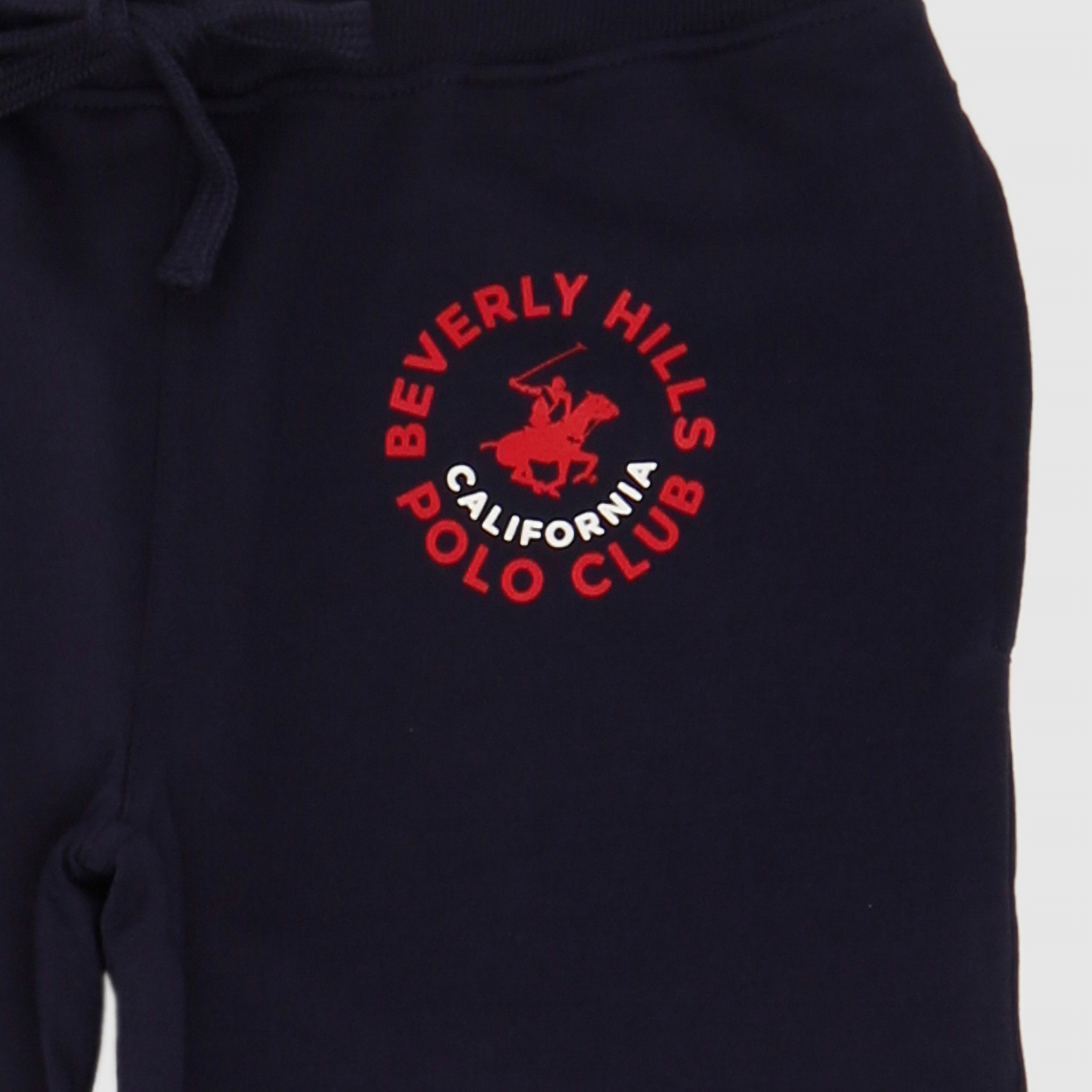 Beverly Hills Polo Club Solid Elasticated Joggers-boys-clothing-bottoms-joggersandtrackpants-image-3