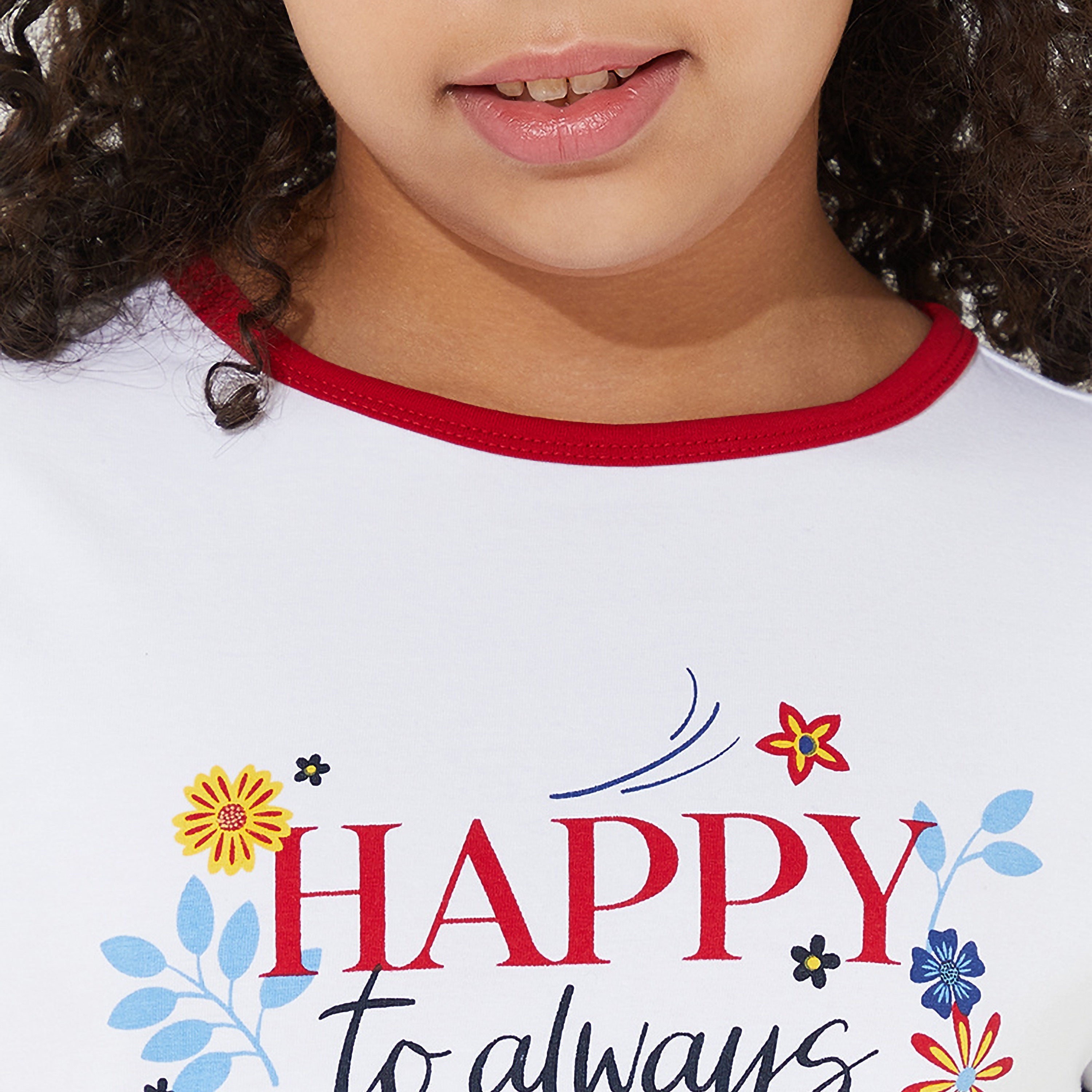تيشيرت بأكمام قصيرة وطبعة زهور من بيفرلي هيلز بولو كلوب-girls-clothing-tshirts-image-7
