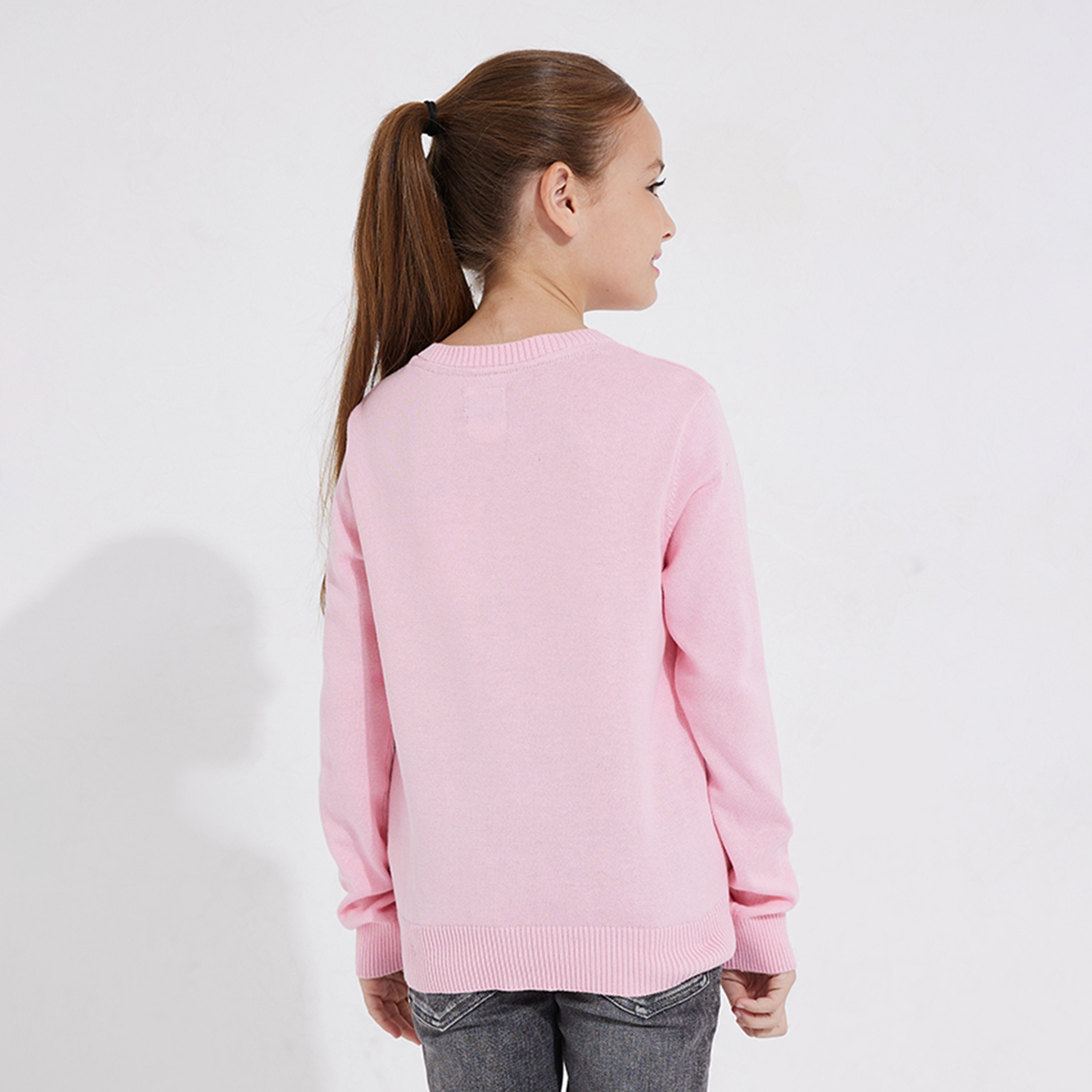 كنزة  للبنات بأكمام طويلة وأزرار أمامية من بيفرلي هيلز بولو كلوب-girls-clothing-jumpersandcardigans-image-2