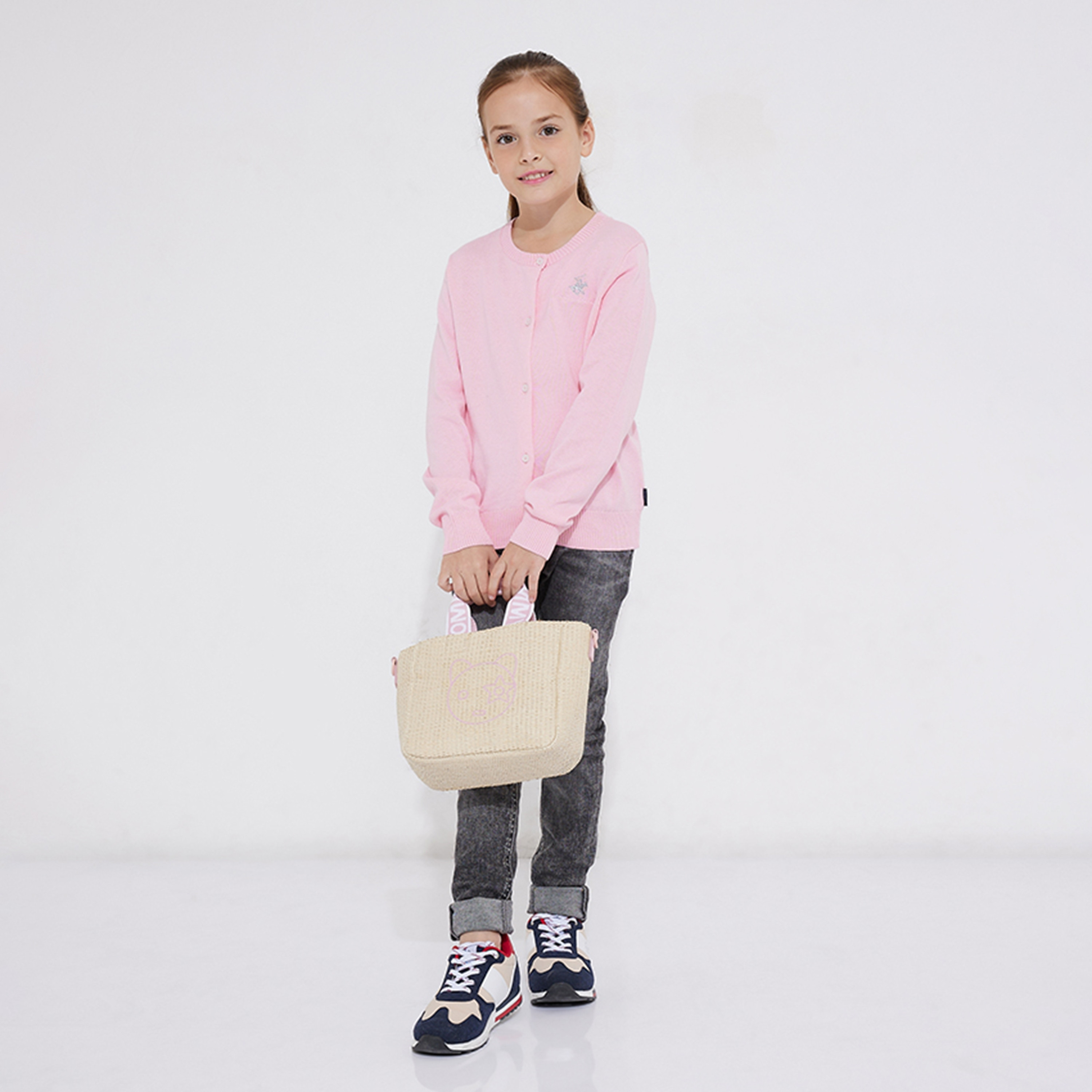 Beverly Hills Polo Club Girl's Long Sleeves Button Front Sweater-girls-clothing-jumpersandcardigans-image-4