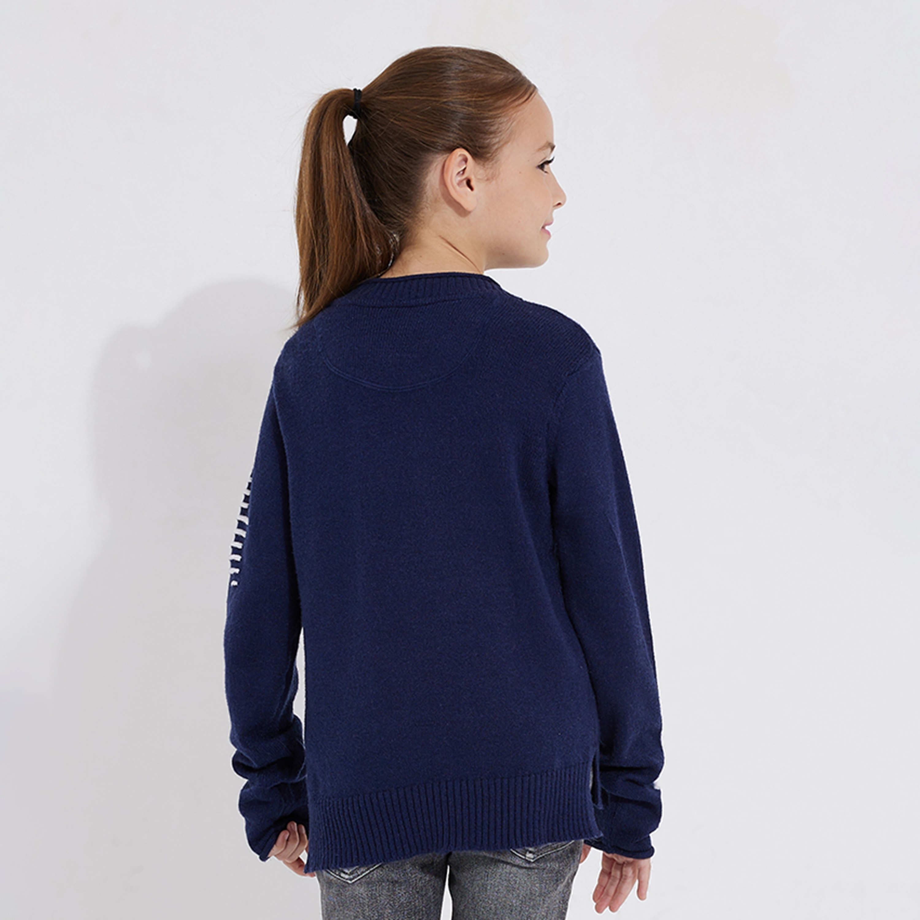 كنزة ويش أبون إيه ستار برقبة دائرية من بيفرلي هيلز بولو كلوب-girls-clothing-jumpersandcardigans-image-2