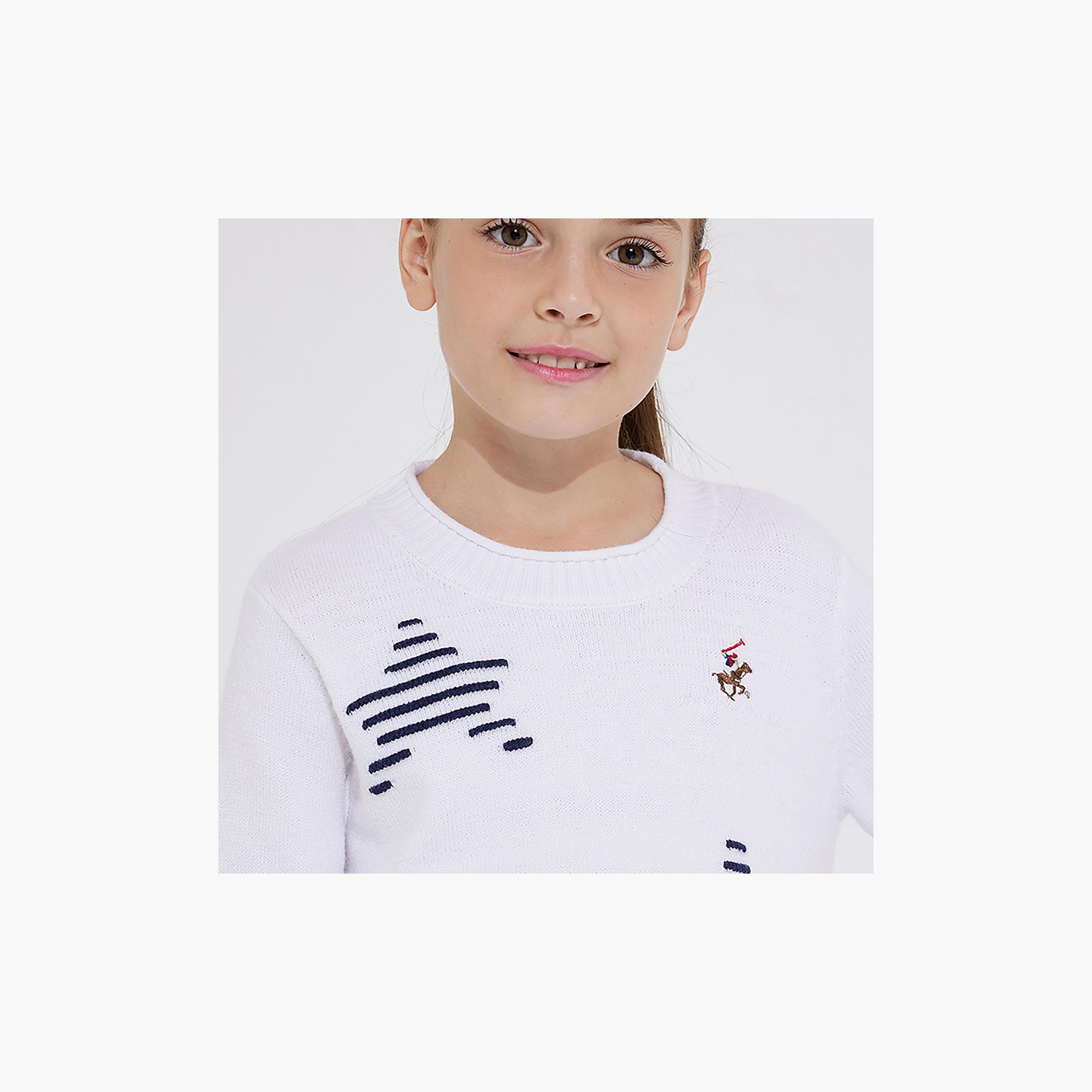 كنزة ويش أبون إيه ستار برقبة دائرية من بيفرلي هيلز بولو كلوب-girls-clothing-jumpersandcardigans-image-7