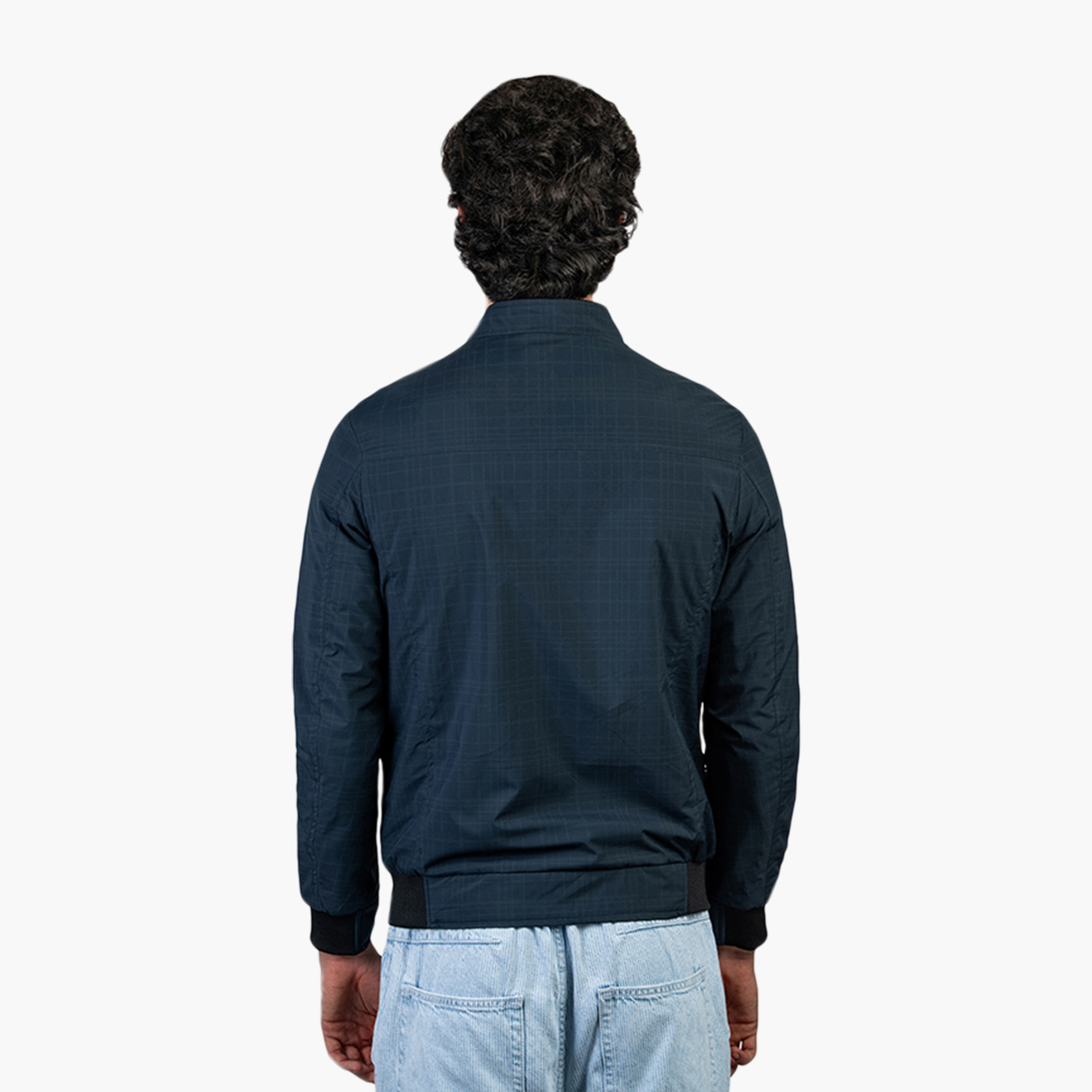 Beverly Hills Polo Club Checked High Neck Long Sleeves Men's Bomber Jacket-men-clothing-jacketsandblazers-jackets-image-4