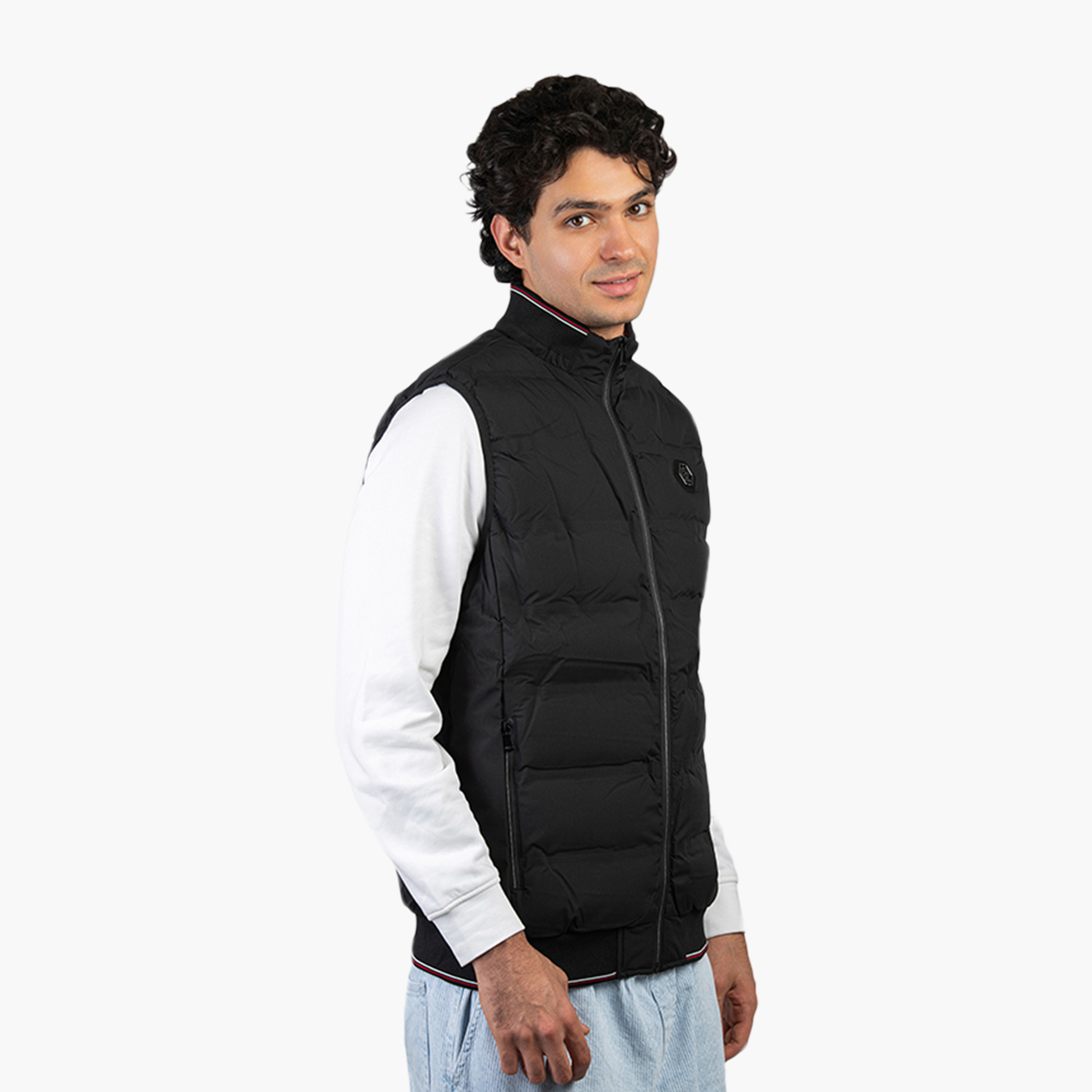 جاكيت جيليه رجالي سادة برقبة عالية وبدون أكمام بيفرلي هيلز بولو كلوب-men-clothing-jacketsandblazers-jackets-image-3