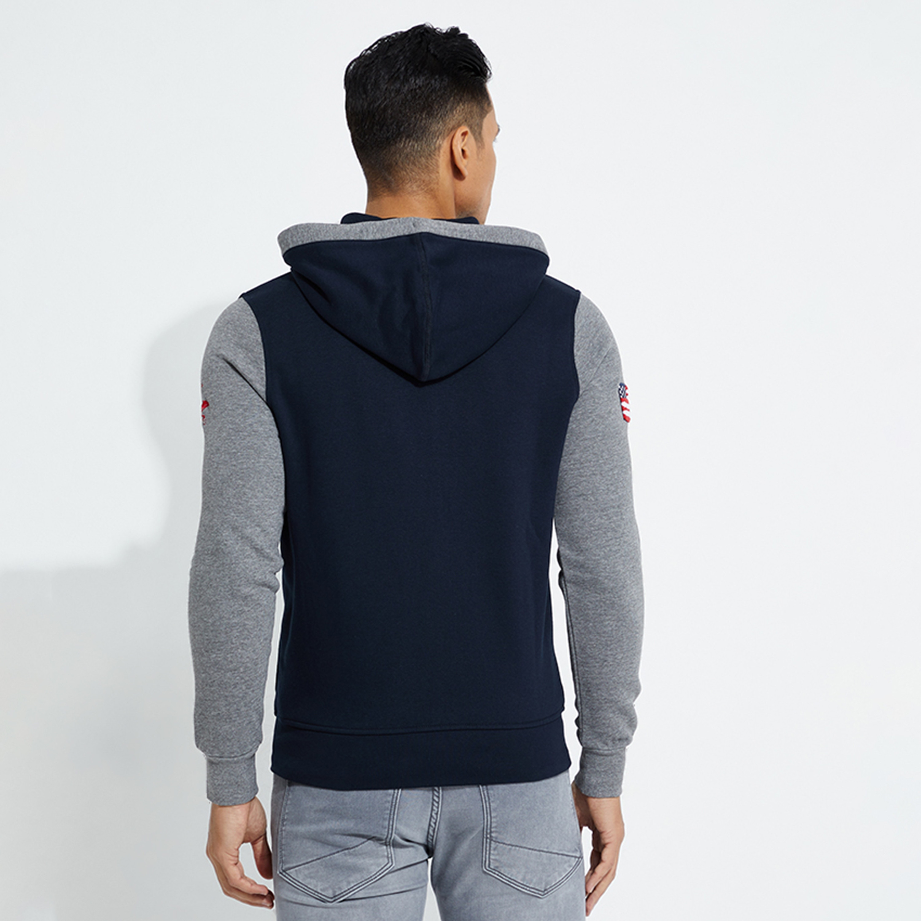 Beverly Hills Polo Club Colour Blocked Zip Through Long Sleeves Hoodie-men-winterwear-hoodiesandsweatshirts-image-4