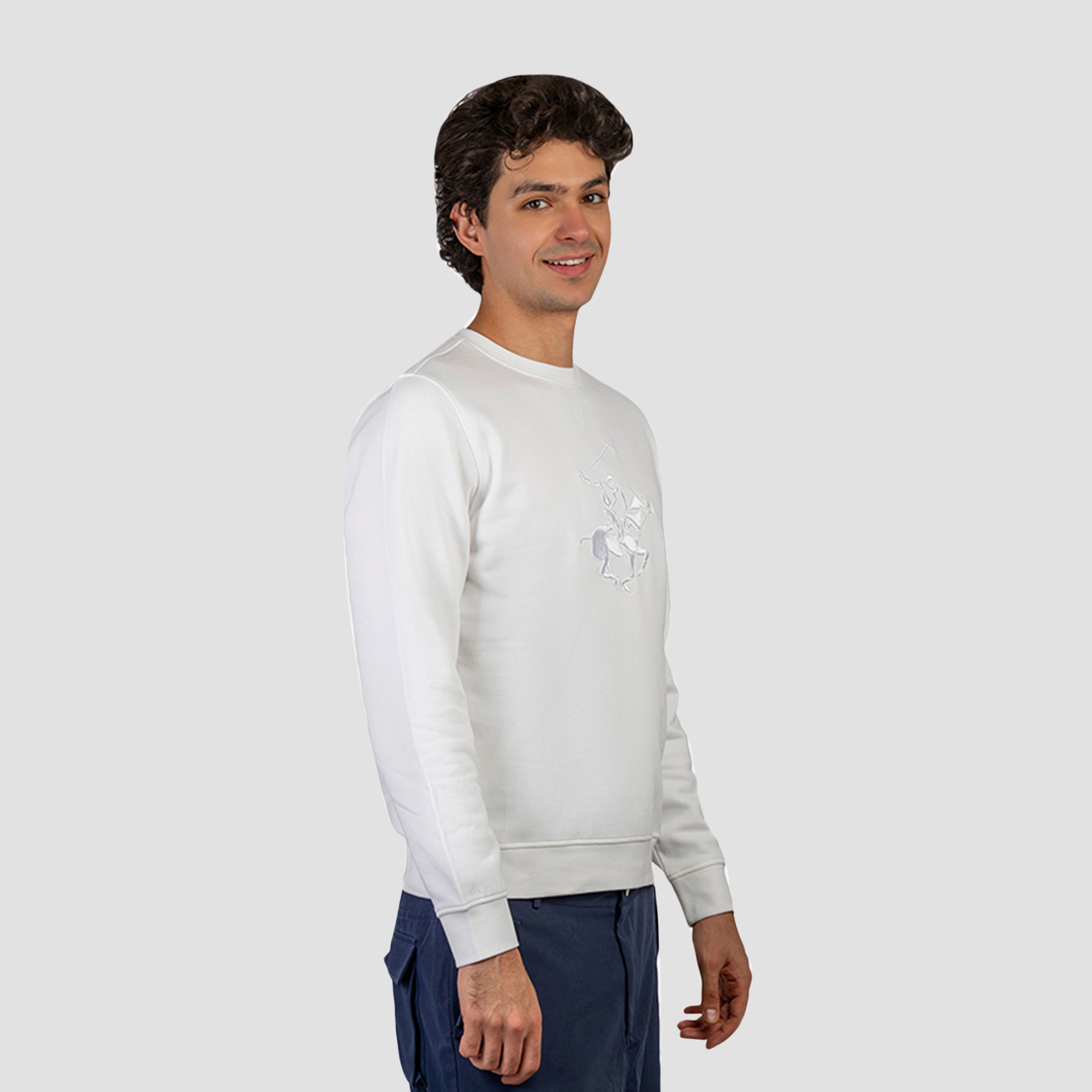 سويت شيرت رجالي منسوج برقبة دائرية وأكمام طويلة بيفرلي هيلز بولو كلوب-men-winterwear-hoodiesandsweatshirts-image-3