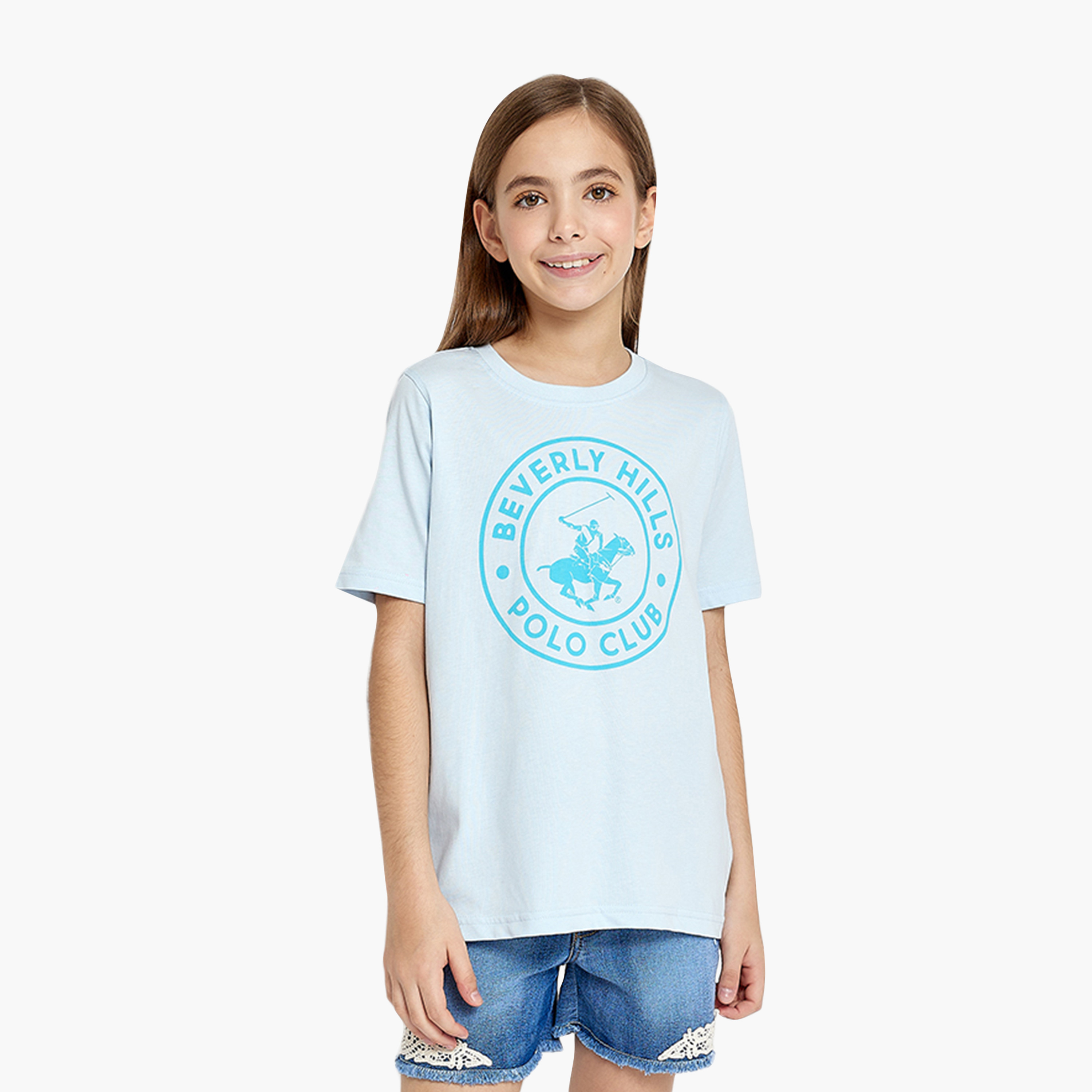 Beverly Hills Polo Club Printed Short Sleeves T-Shirt-girls-clothing-tshirts-image-9