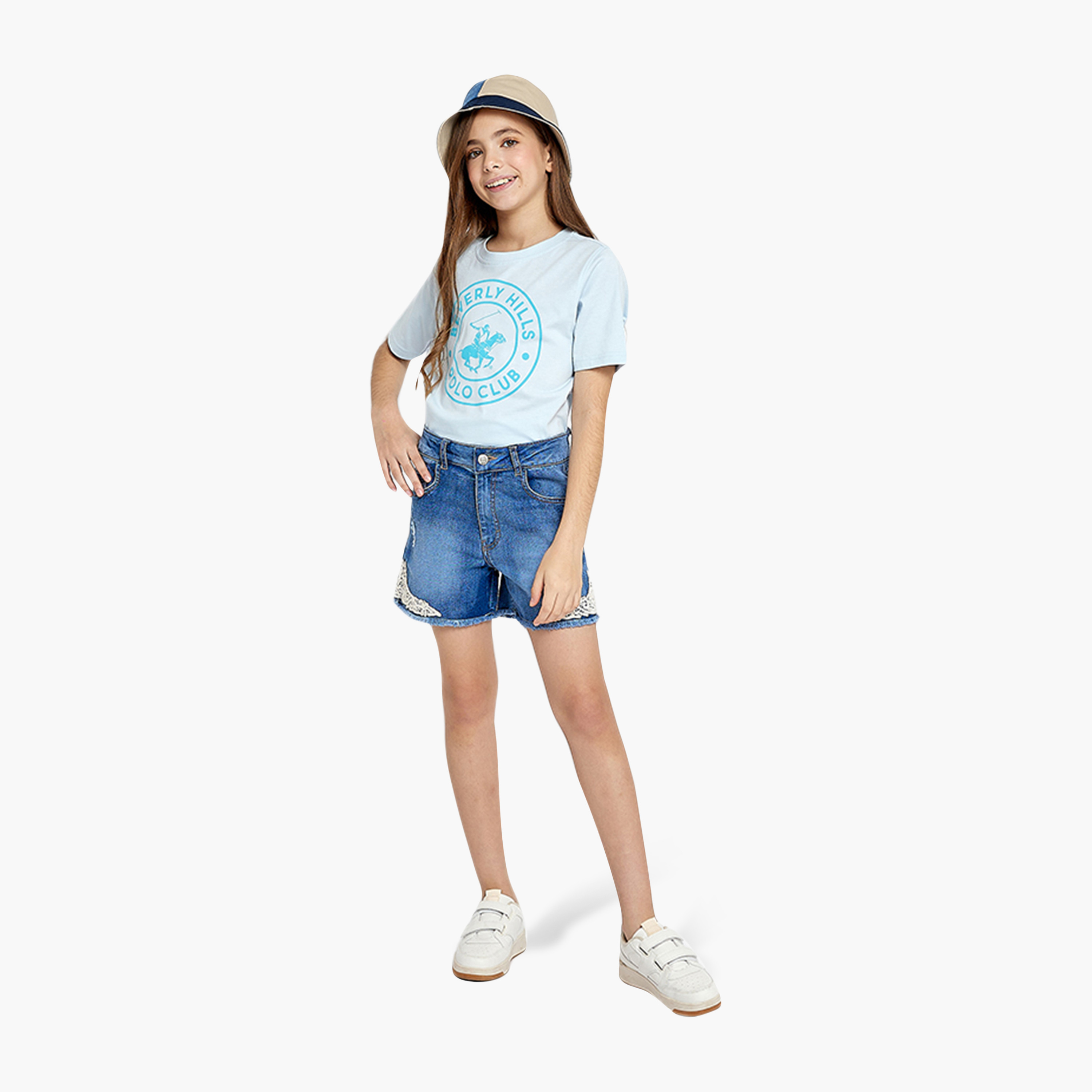 Beverly Hills Polo Club Printed Short Sleeves T-Shirt-girls-clothing-tshirts-image-10