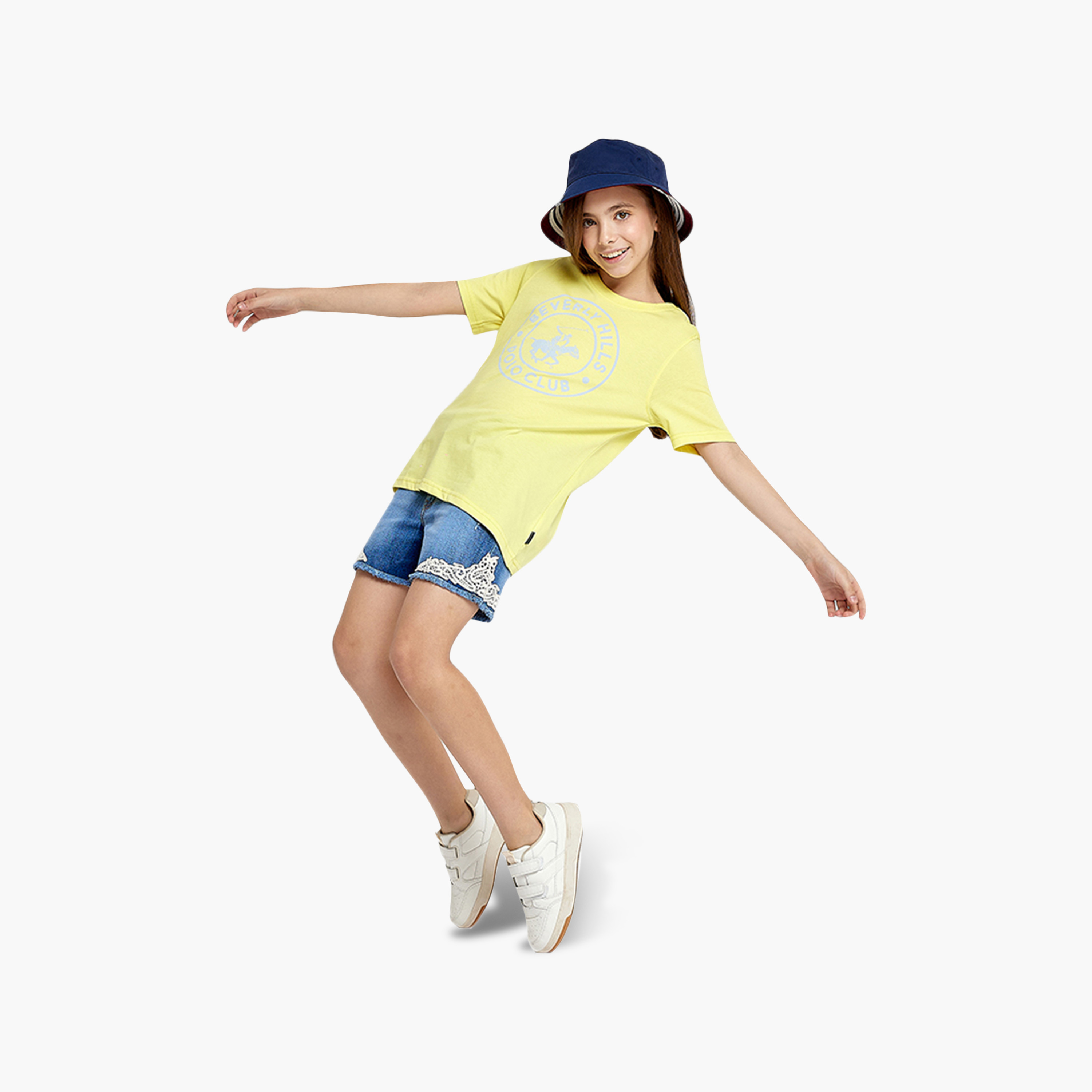 Beverly Hills Polo Club Printed Short Sleeves T-Shirt-girls-clothing-tshirts-image-2