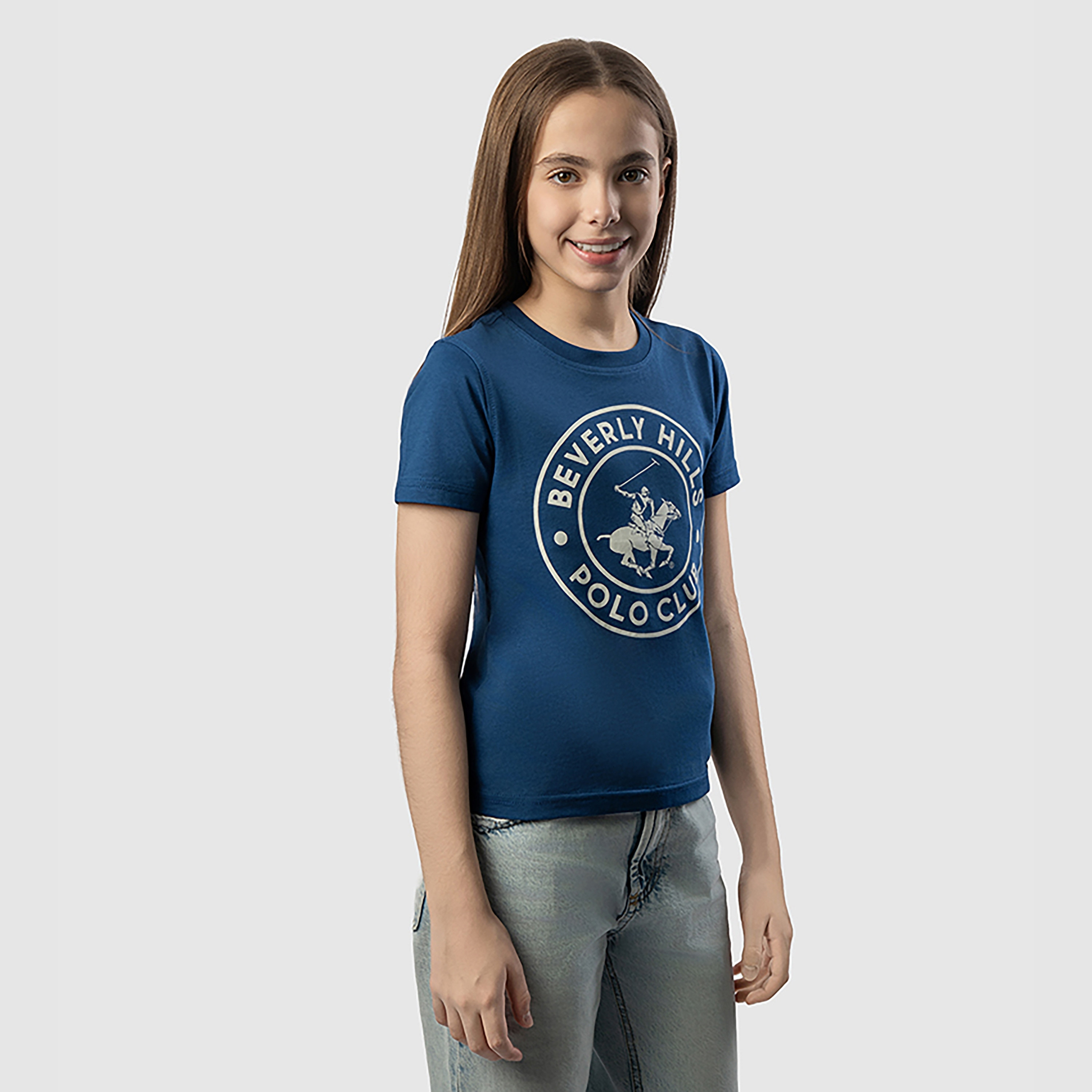 Beverly Hills Polo Club Printed Short Sleeves T-Shirt-girls-clothing-tshirts-image-2