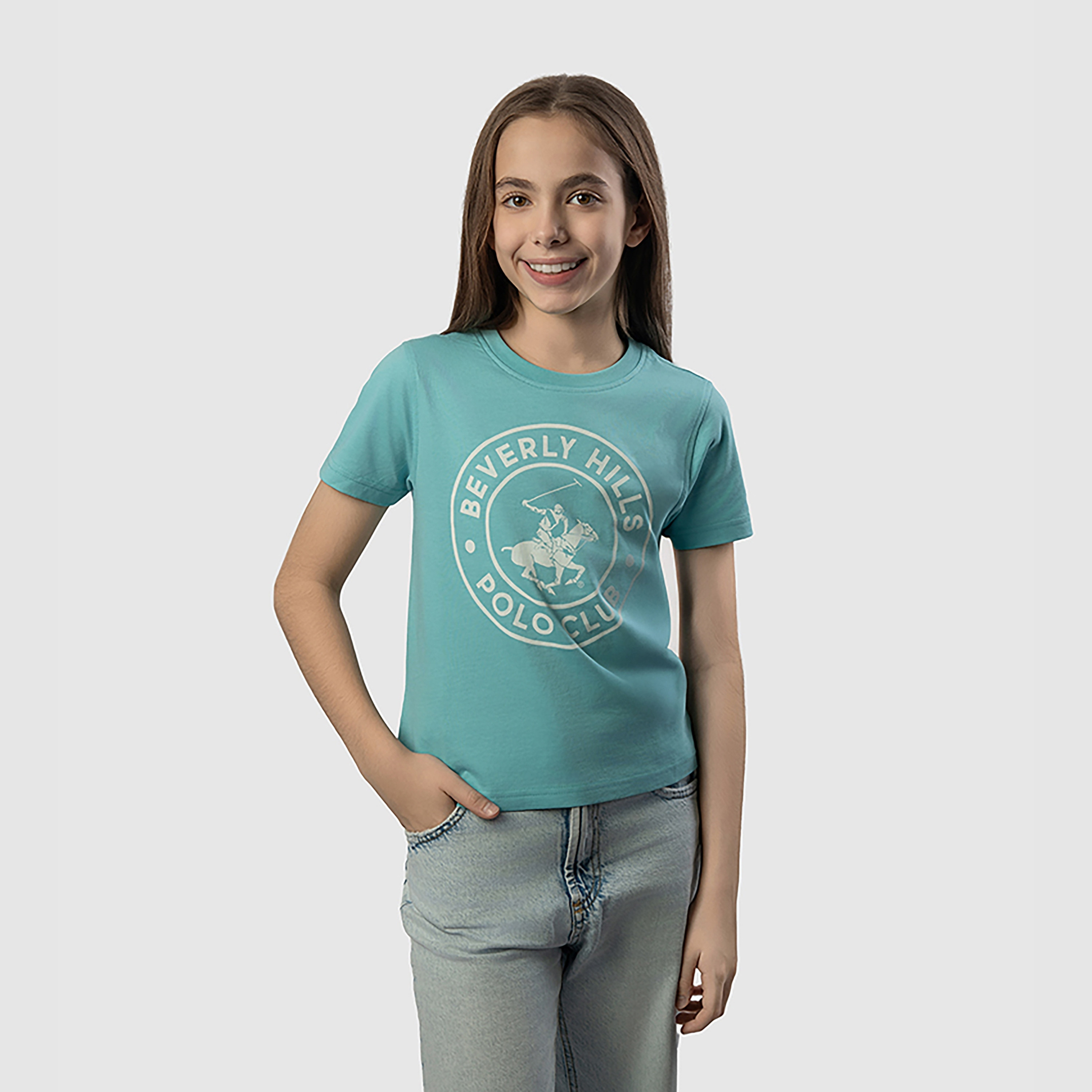 تي شيرت مطبوع بأكمام قصيرة من بيفرلي هيلز بولو كلوب-girls-clothing-tshirts-image-9