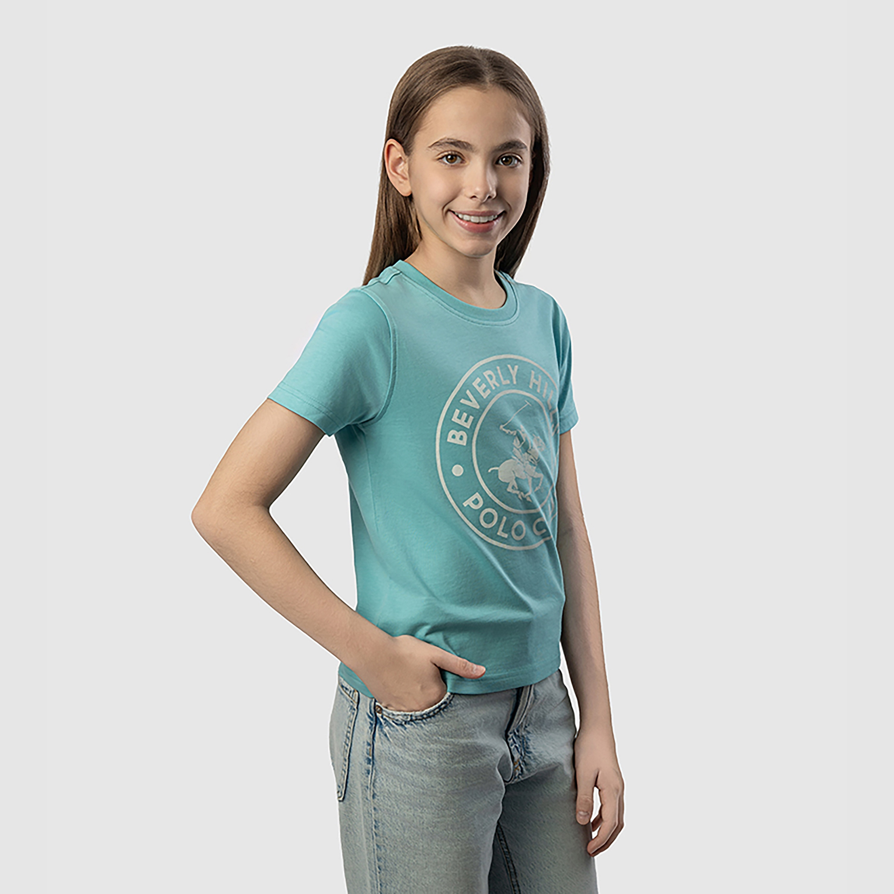 Beverly Hills Polo Club Printed Short Sleeves T-Shirt-girls-clothing-tshirts-image-2