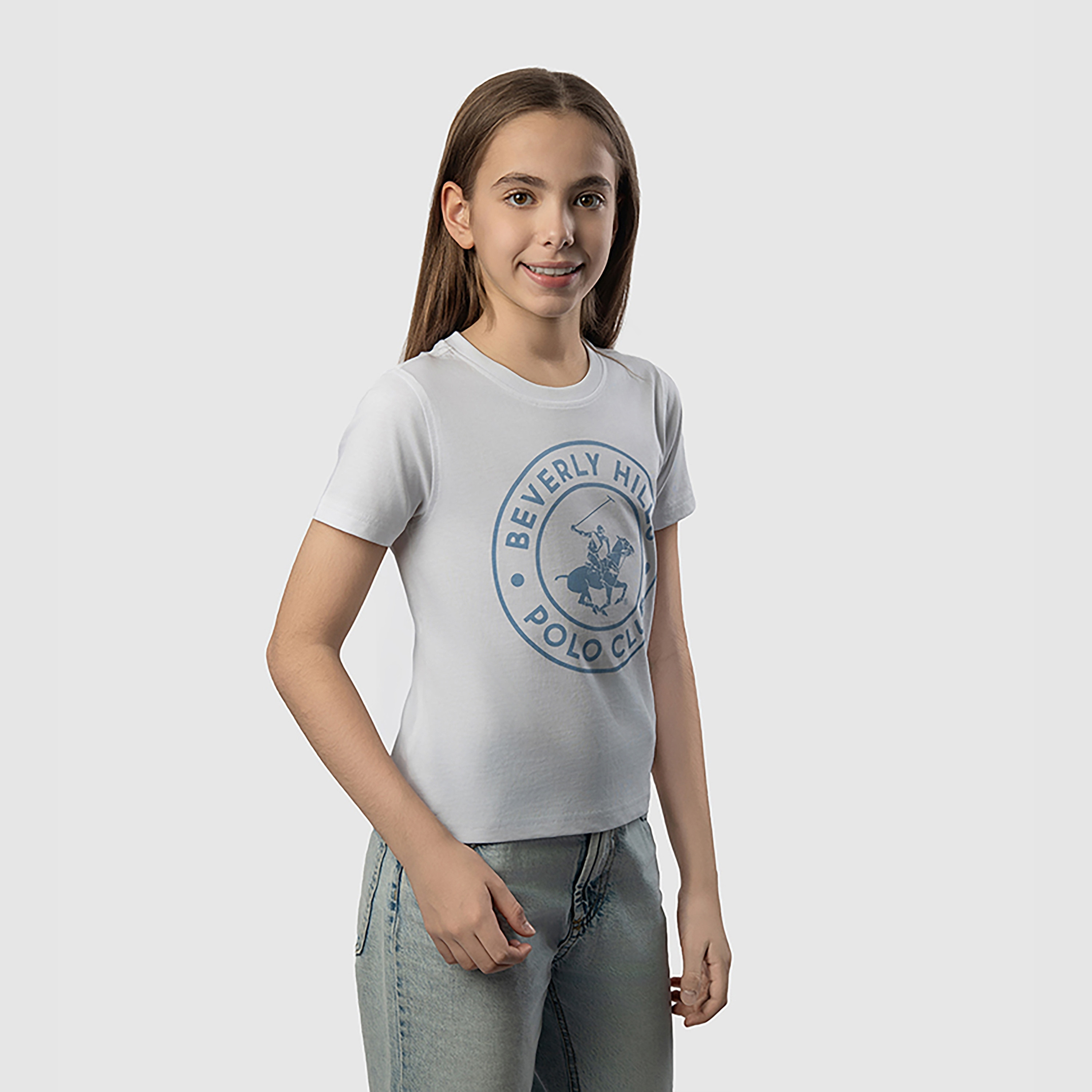 تي شيرت مطبوع بأكمام قصيرة من بيفرلي هيلز بولو كلوب-girls-clothing-tshirts-image-2