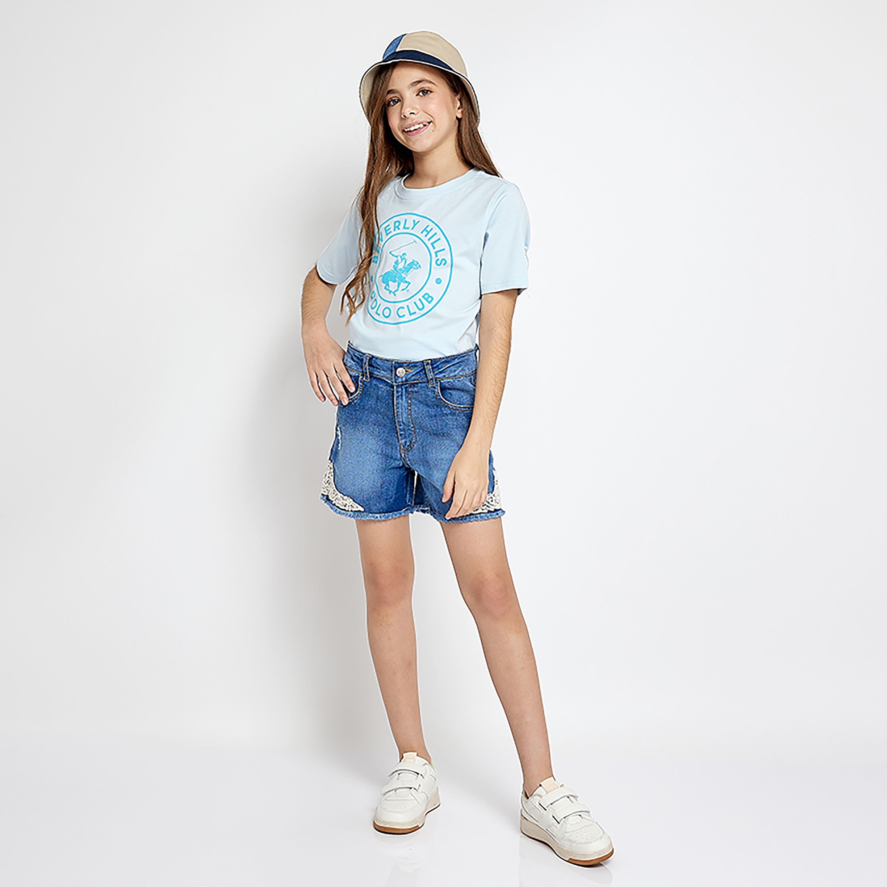 تي شيرت مطبوع بأكمام قصيرة من بيفرلي هيلز بولو كلوب-girls-clothing-tshirts-image-8