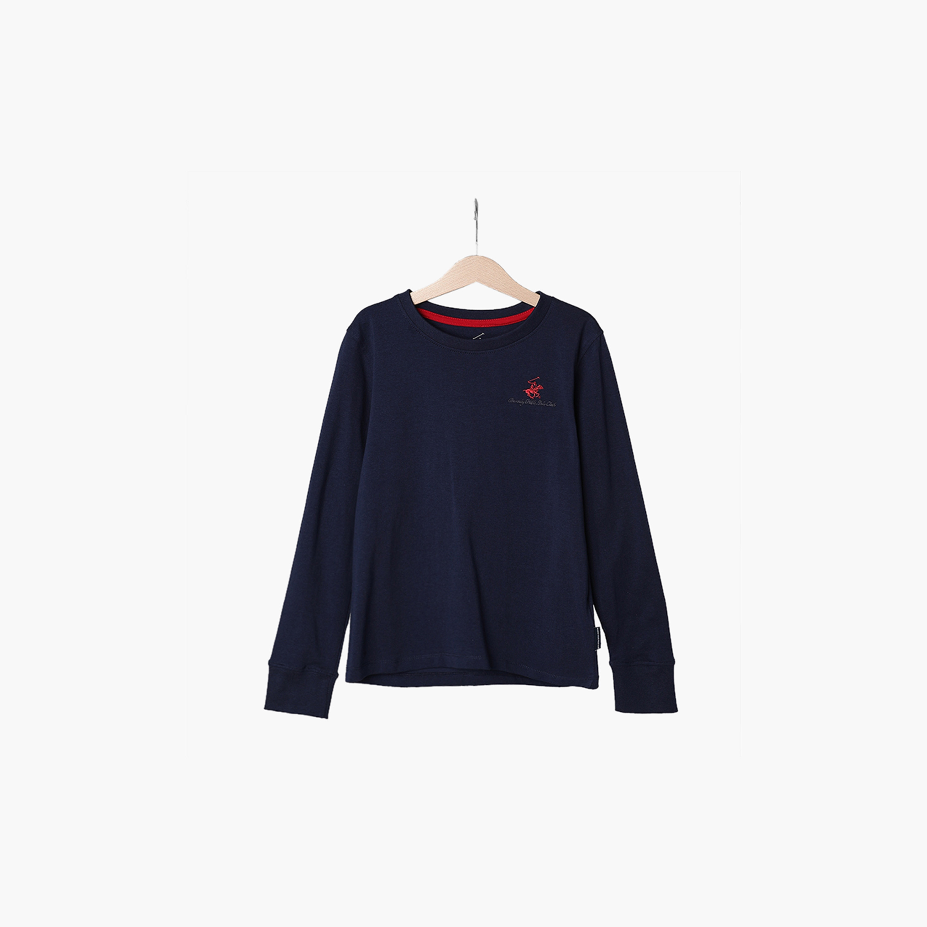 تيشيرت للأطفال مزين بالشعار من بيفرلي هيلز بولو كلوب-boys-clothing-tshirtsandpolos-image-1