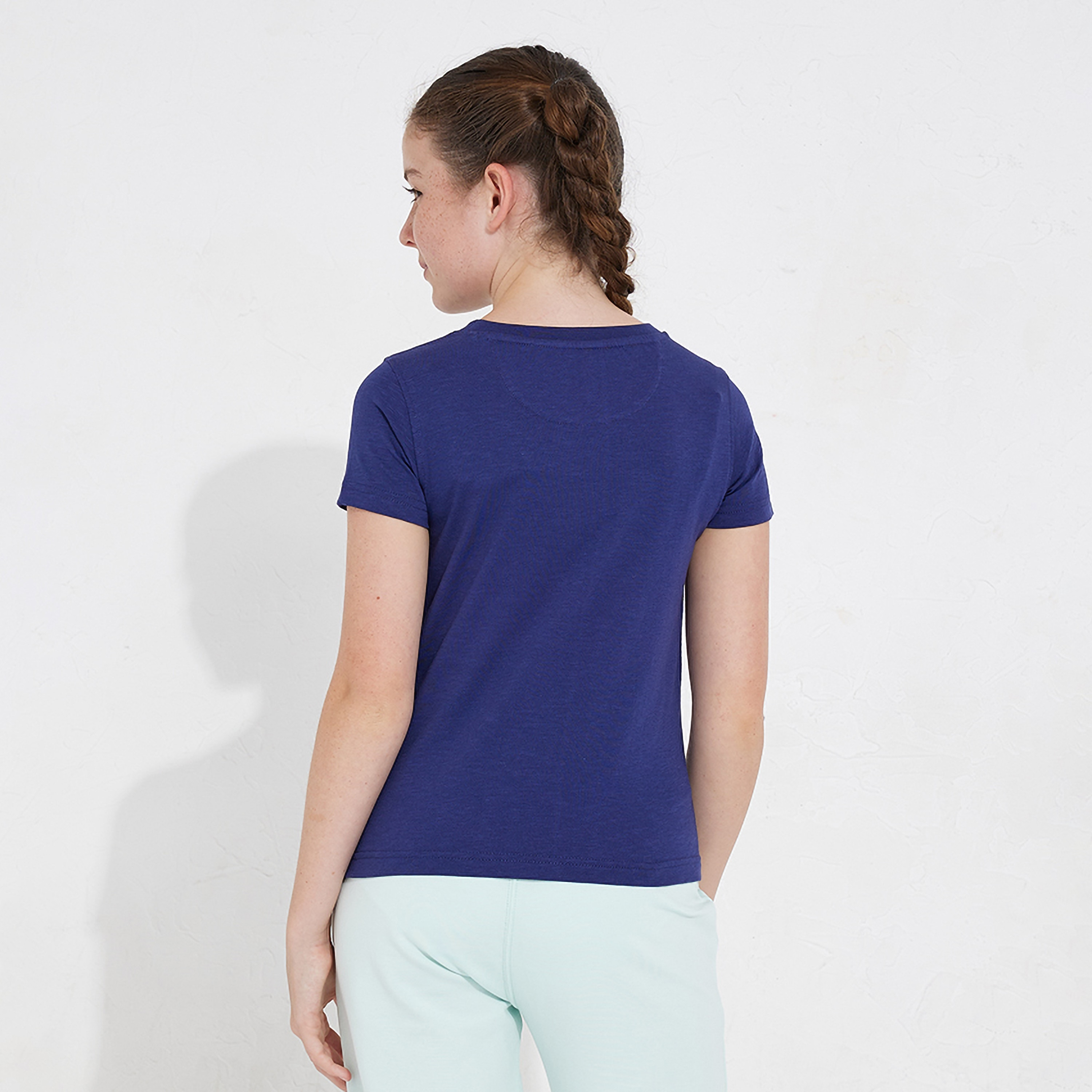 Beverly Hills Polo Club Floral Printed Short Sleeves T-Shirt-girls-clothing-tshirts-image-2