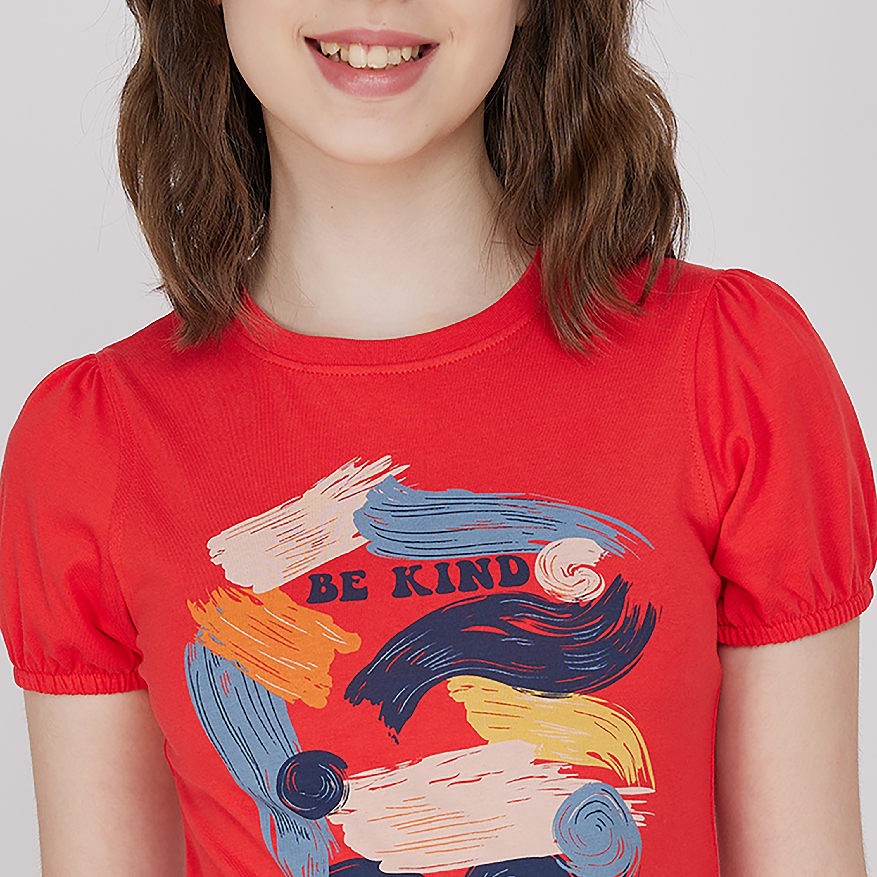 تيشيرت بياقة دائرية بتفاصيل شعار من القطن من بيفرلي هيلز بولو كلوب-girls-clothing-tshirts-image-3
