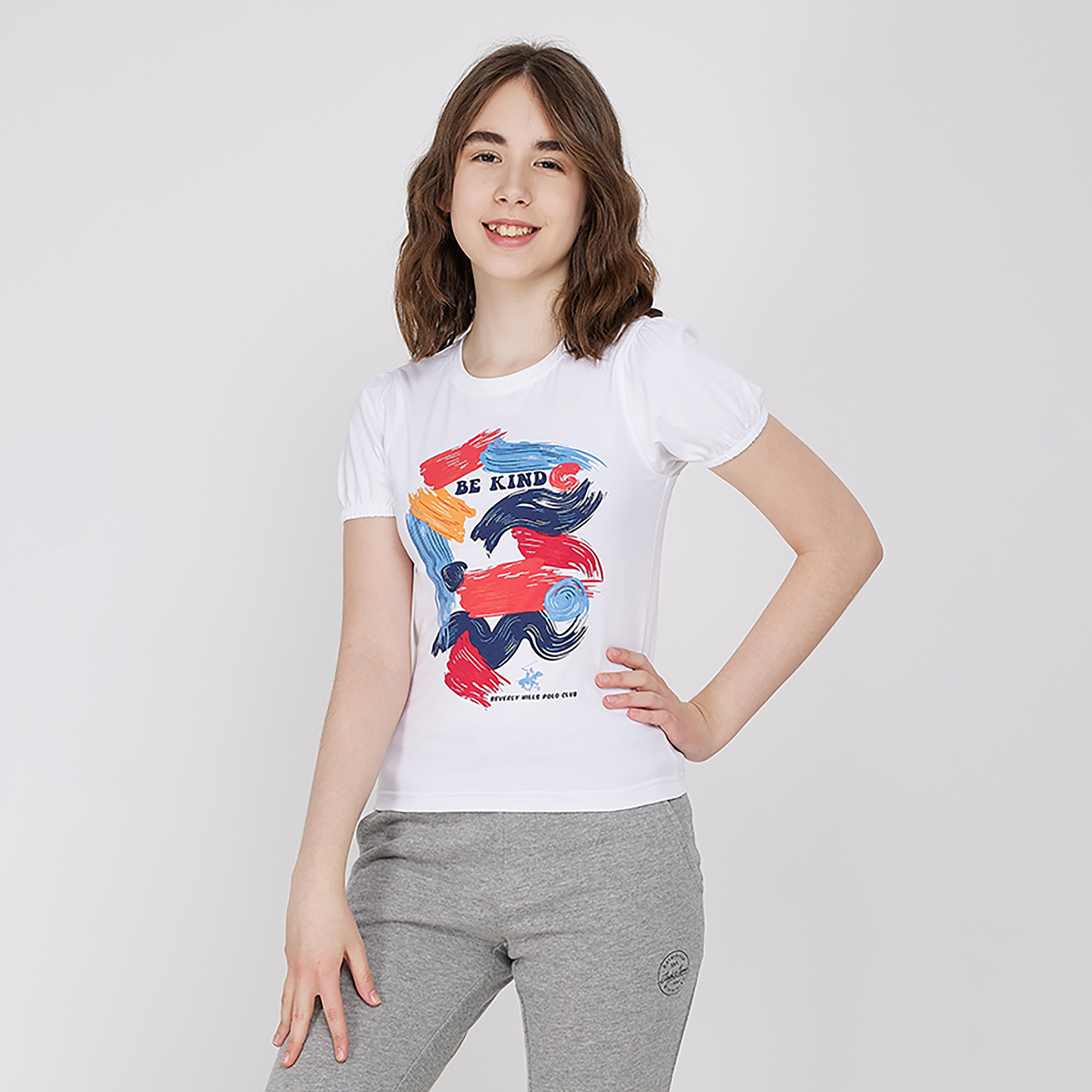 Beverly Hills Polo Club Printed Knitted T-Shirt-girls-clothing-tshirts-image-5