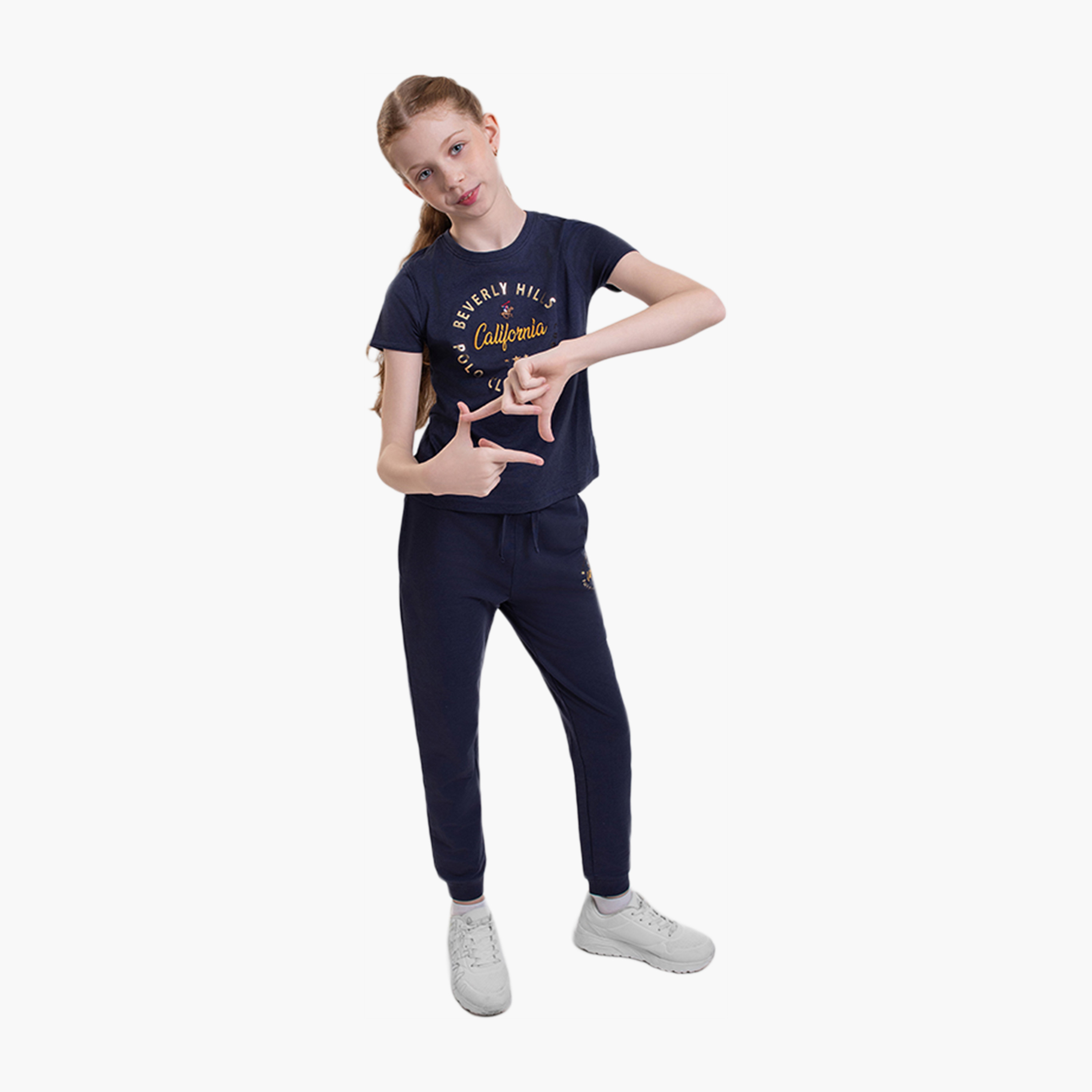 تيشيرت قطني مطبوع من بيفرلي هيلز بولو كلوب-girls-clothing-tshirts-image-2