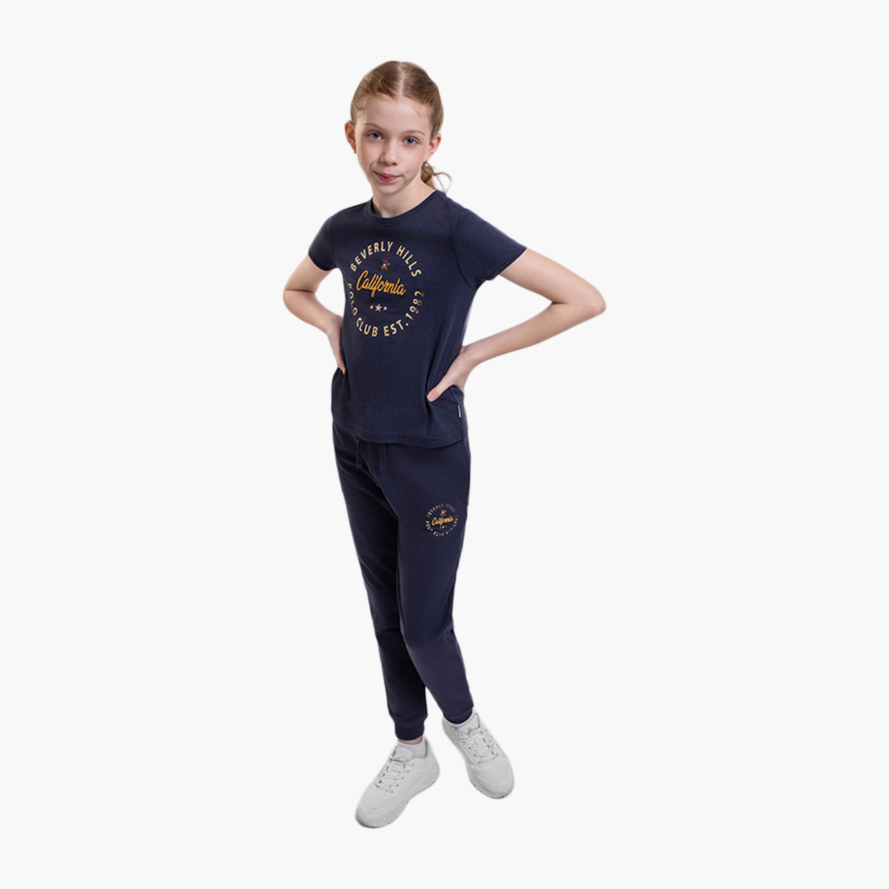 تيشيرت قطني مطبوع من بيفرلي هيلز بولو كلوب-girls-clothing-tshirts-image-3
