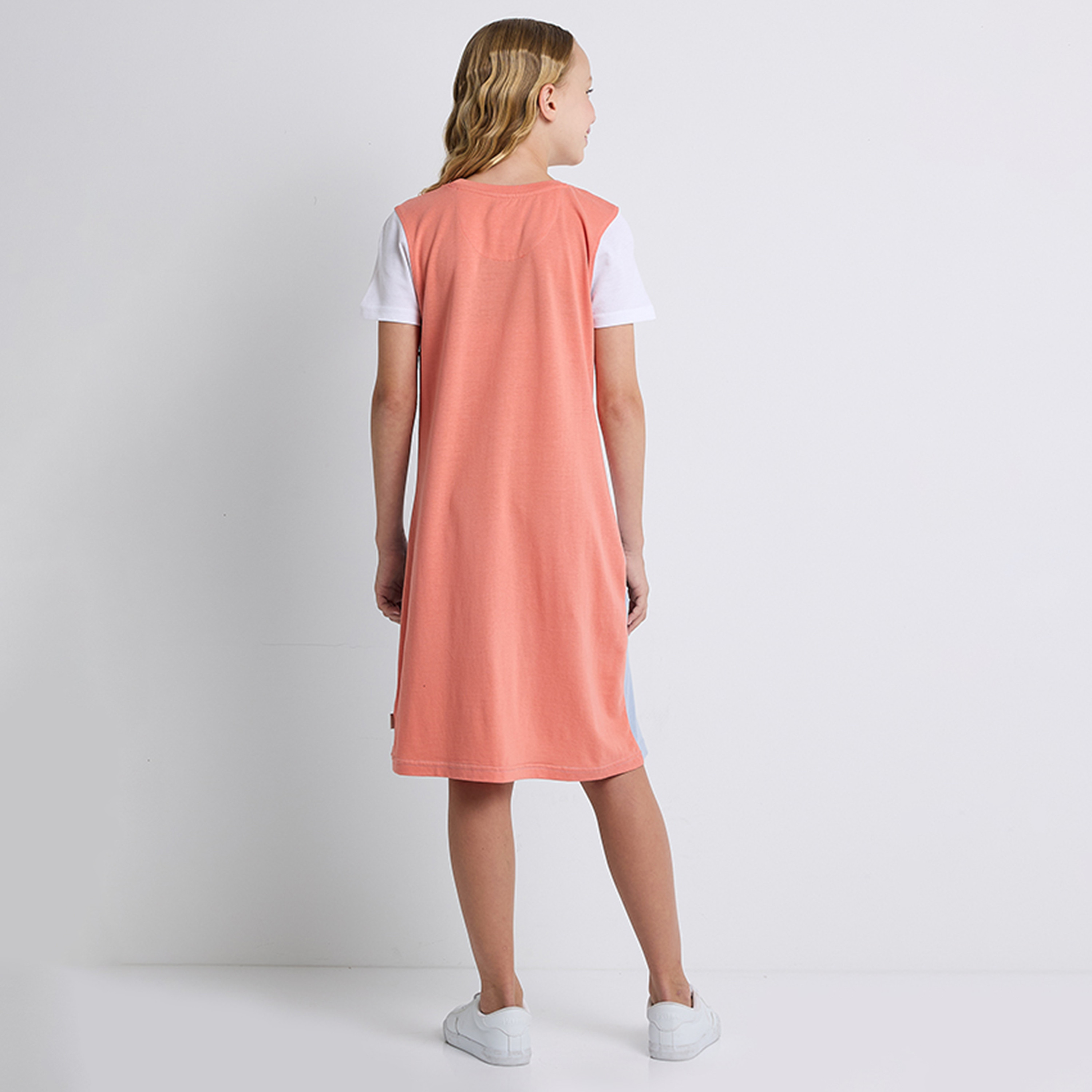 Beverly Hills Polo Club Cotton Colour Block Midi Dress-girls-clothing-dressesandjumpsuits-image-4
