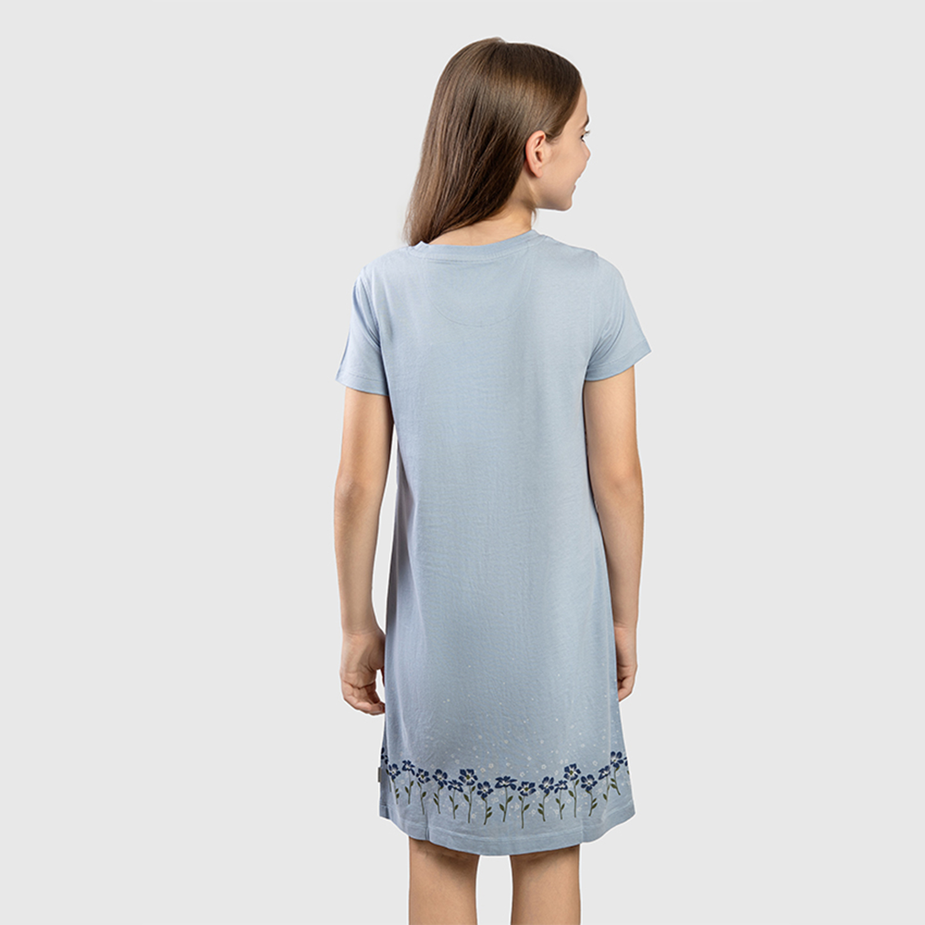 Beverly Hills Polo Club Cotton Solid Midi Dress-girls-clothing-dressesandjumpsuits-image-4