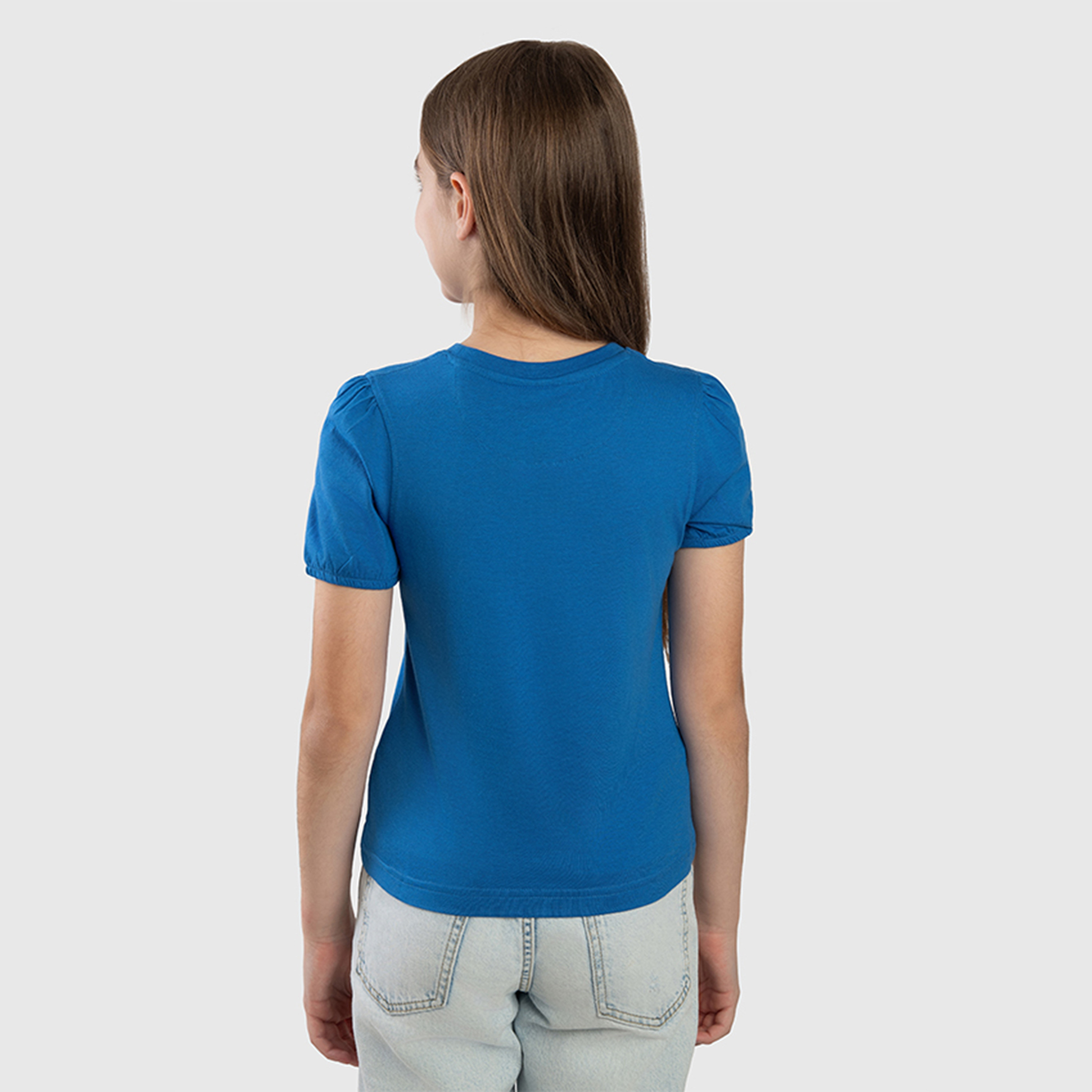 تيشيرت بياقة دائرية بتفاصيل شعار من القطن من بيفرلي هيلز بولو كلوب-girls-clothing-tshirts-image-4