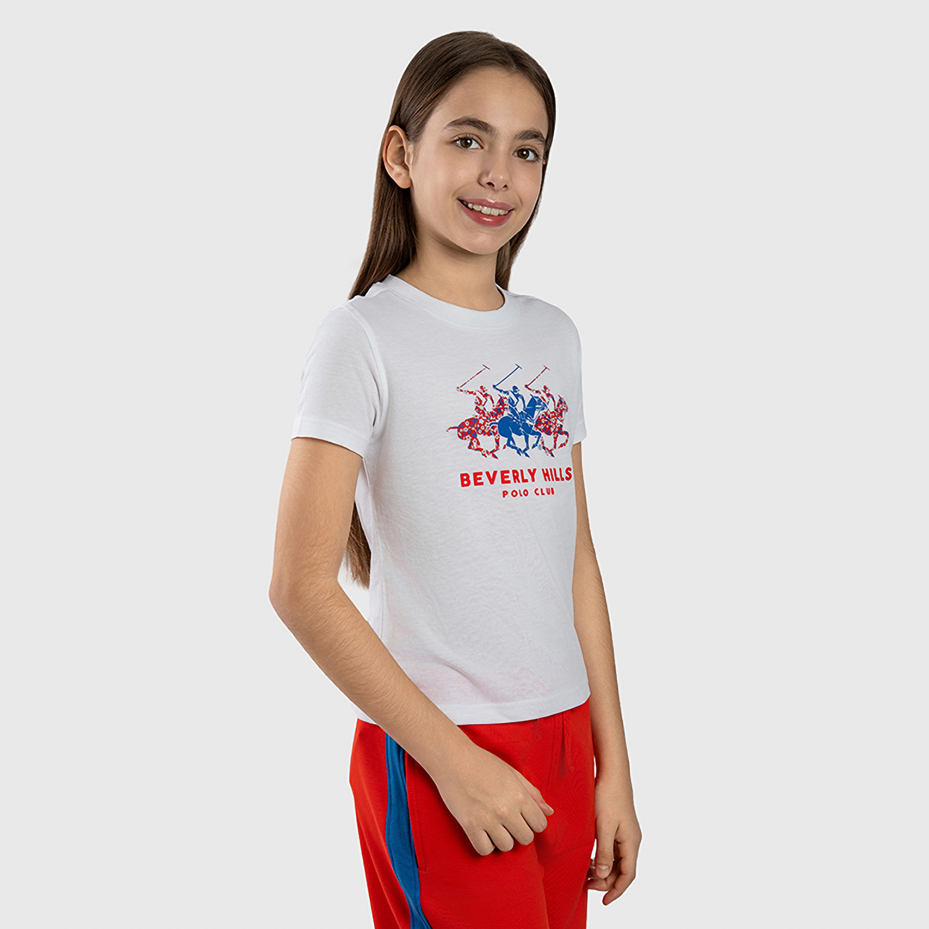 تي شيرت مطبوع بأكمام قصيرة من بيفرلي هيلز بولو كلوب-girls-clothing-tshirts-image-2