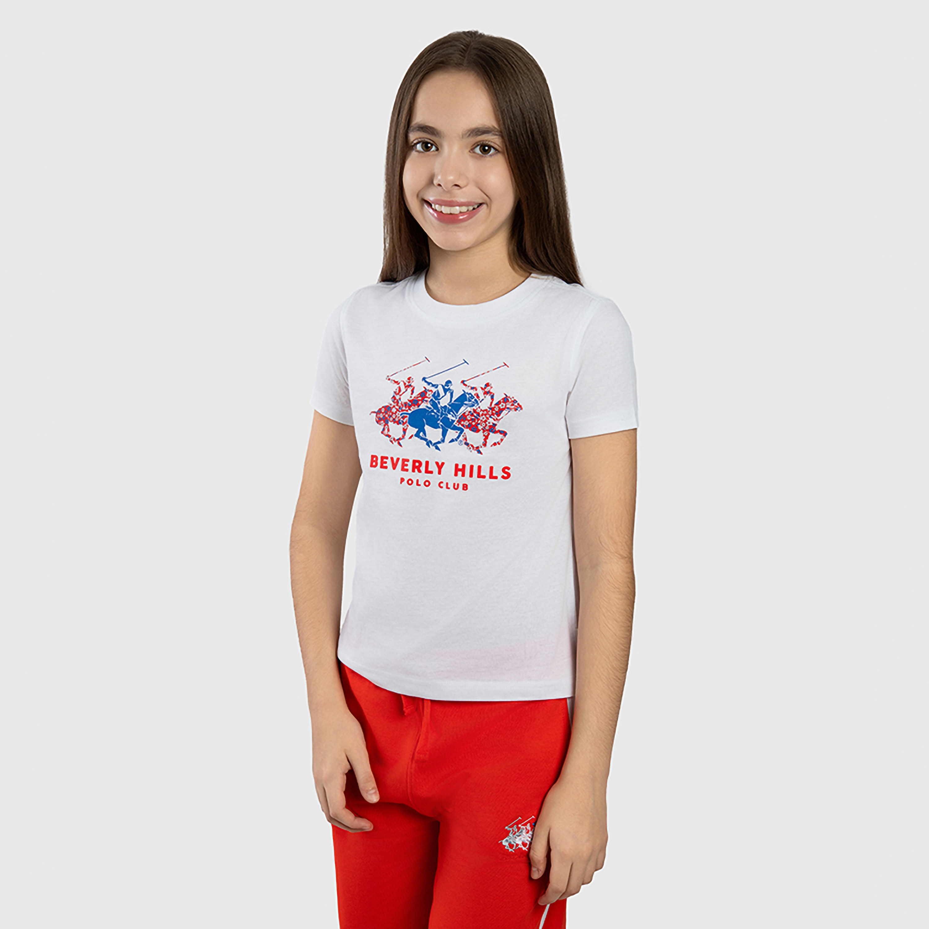 تي شيرت مطبوع بأكمام قصيرة من بيفرلي هيلز بولو كلوب-girls-clothing-tshirts-image-3