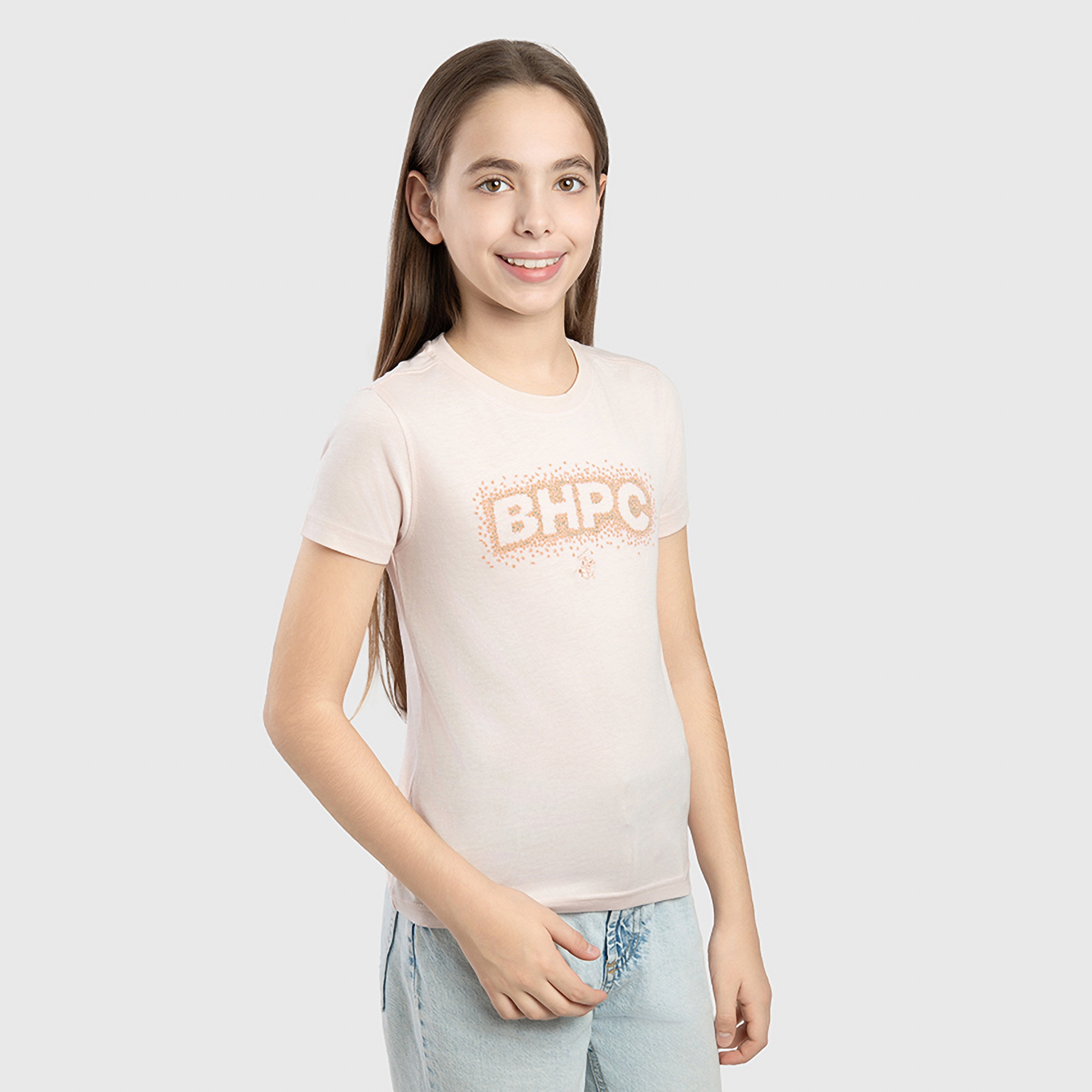 تي شيرت مطبوع بأكمام قصيرة من بيفرلي هيلز بولو كلوب-girls-clothing-tshirts-image-6