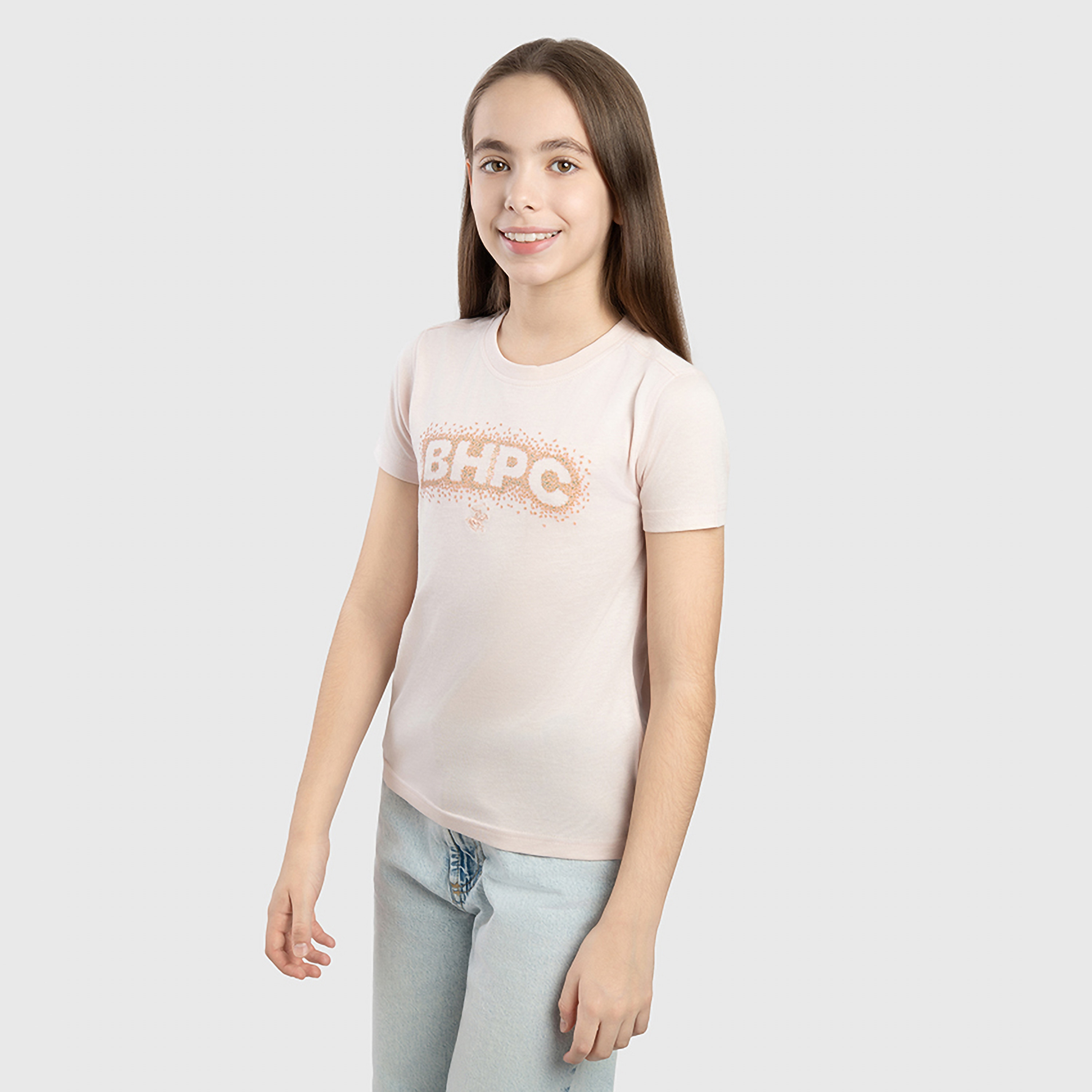 تي شيرت مطبوع بأكمام قصيرة من بيفرلي هيلز بولو كلوب-girls-clothing-tshirts-image-7
