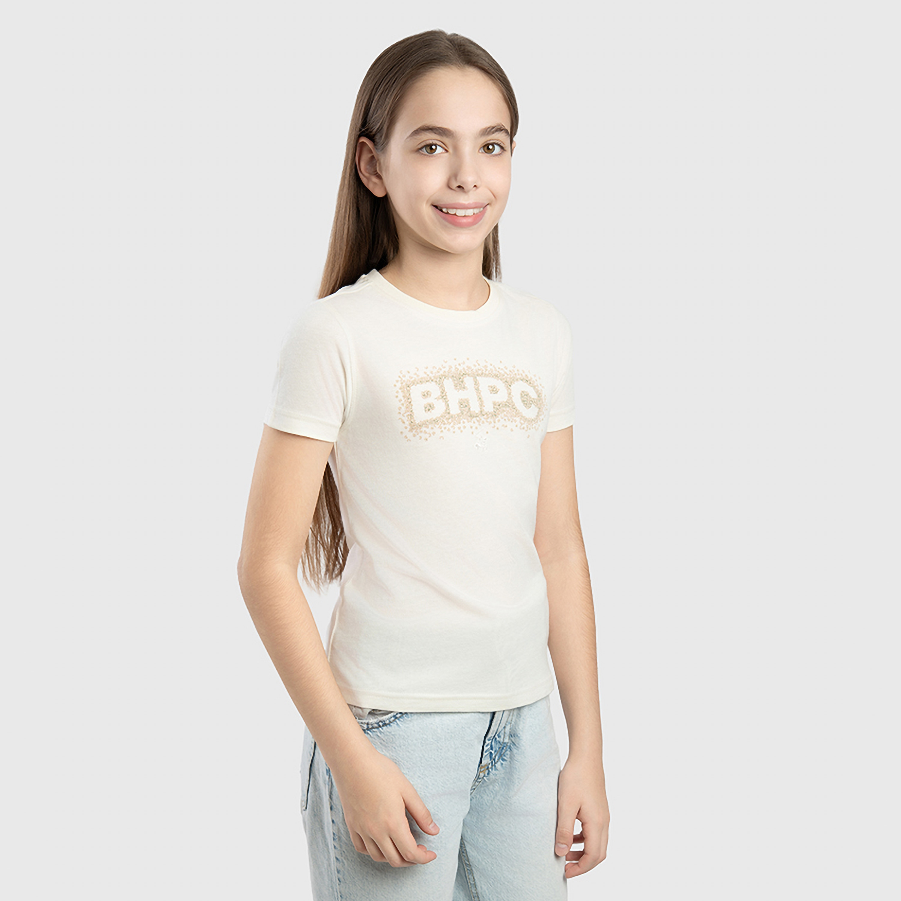 تي شيرت مطبوع بأكمام قصيرة من بيفرلي هيلز بولو كلوب-girls-clothing-tshirts-image-2