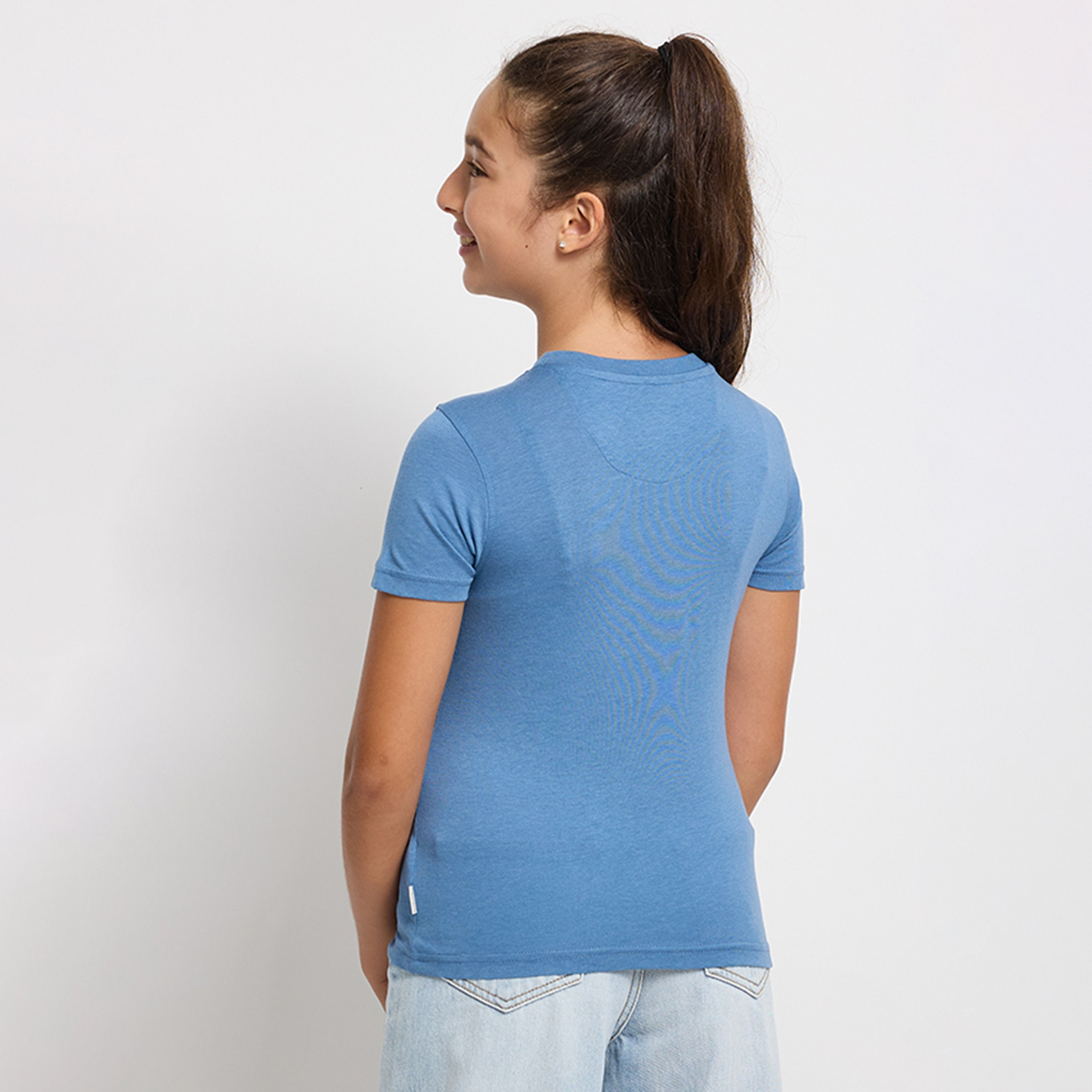 Beverly Hills Polo Club Cotton Printed Round Neck T-Shirt-girls-clothing-tshirts-image-4