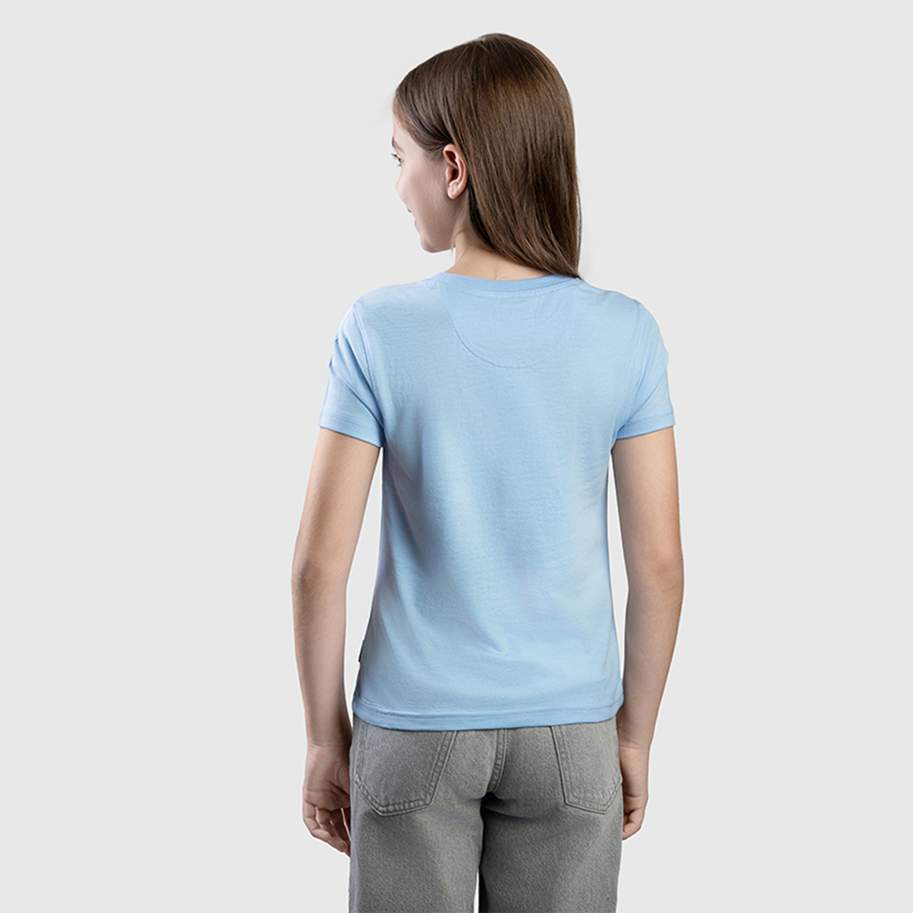 تيشيرت بياقة دائرية بتفاصيل شعار من القطن من بيفرلي هيلز بولو كلوب-girls-clothing-tshirts-image-4