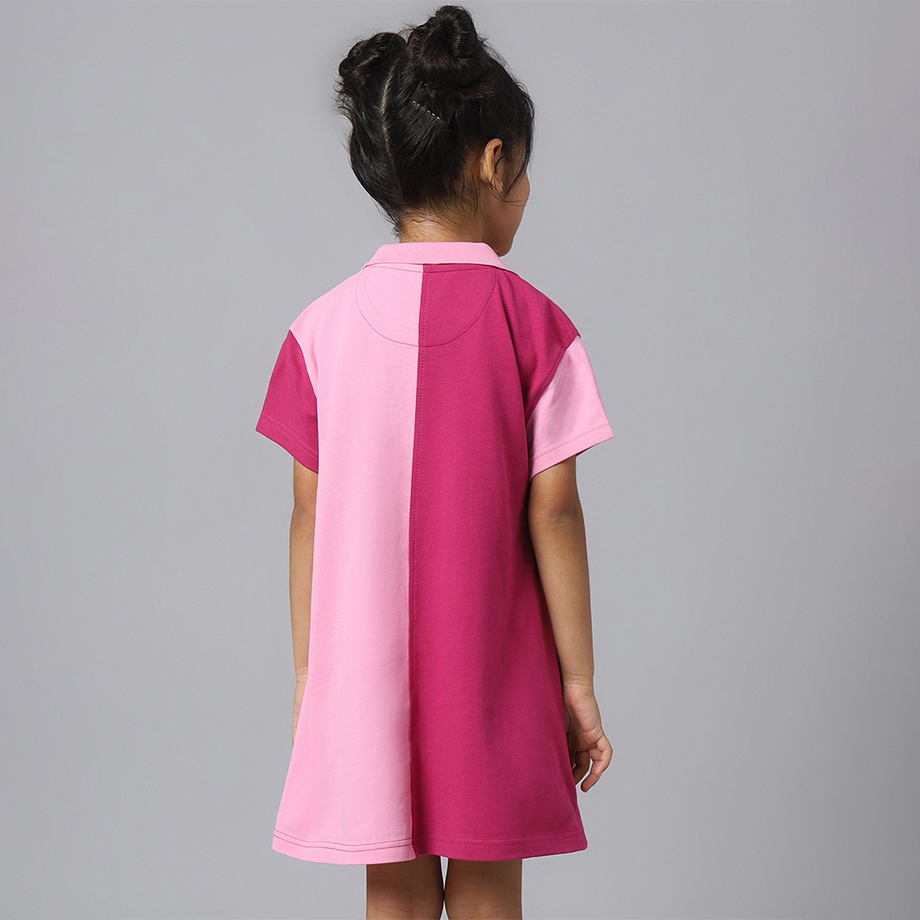 Beverly Hills Polo Club Colour Blocked Short Sleeves Dress-girls-clothing-dressesandjumpsuits-image-4